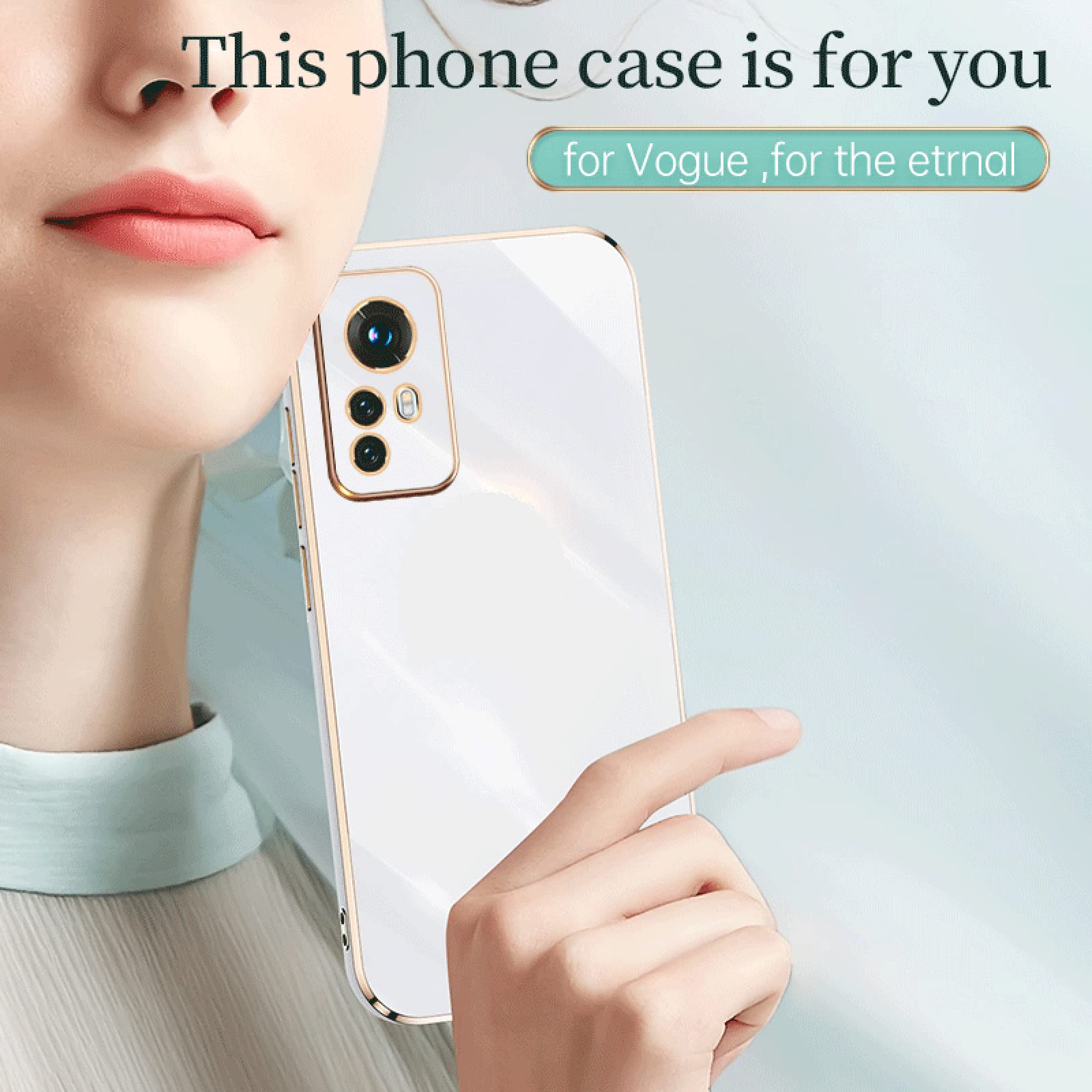 Cover per Xiaomi 12T Pro, Custodia in Silicone Morbido TPU