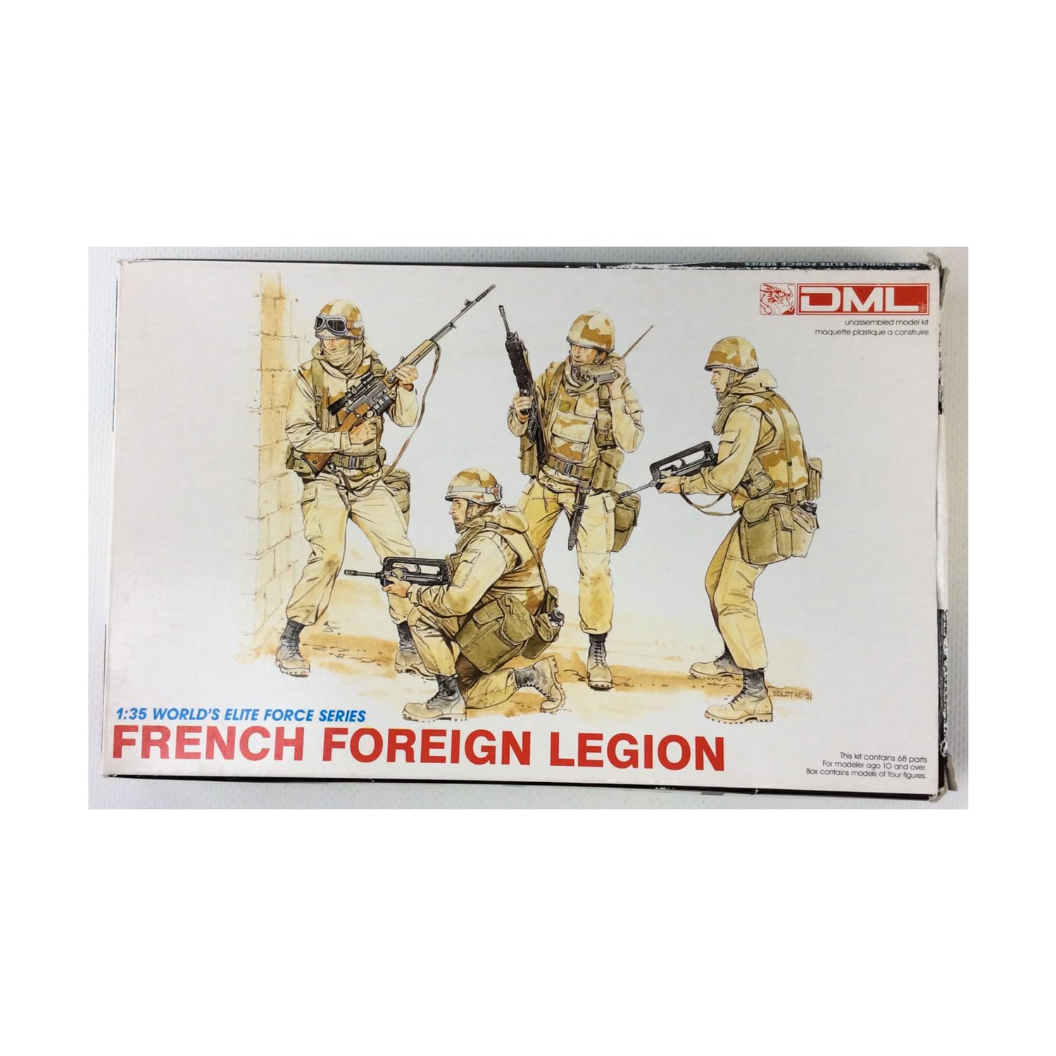 DML3014 1:35 Dragon French Foreign Legion Figure Set [MODEL BUILDING KIT]