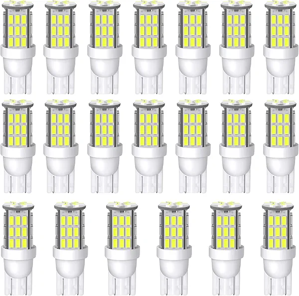 AOICANKI 20pcs Super Bright RV Trailer T10 921 194 42-SMD 12V Car Backup Reverse LED Lights Bulbs Light Width Lamp Xenon White