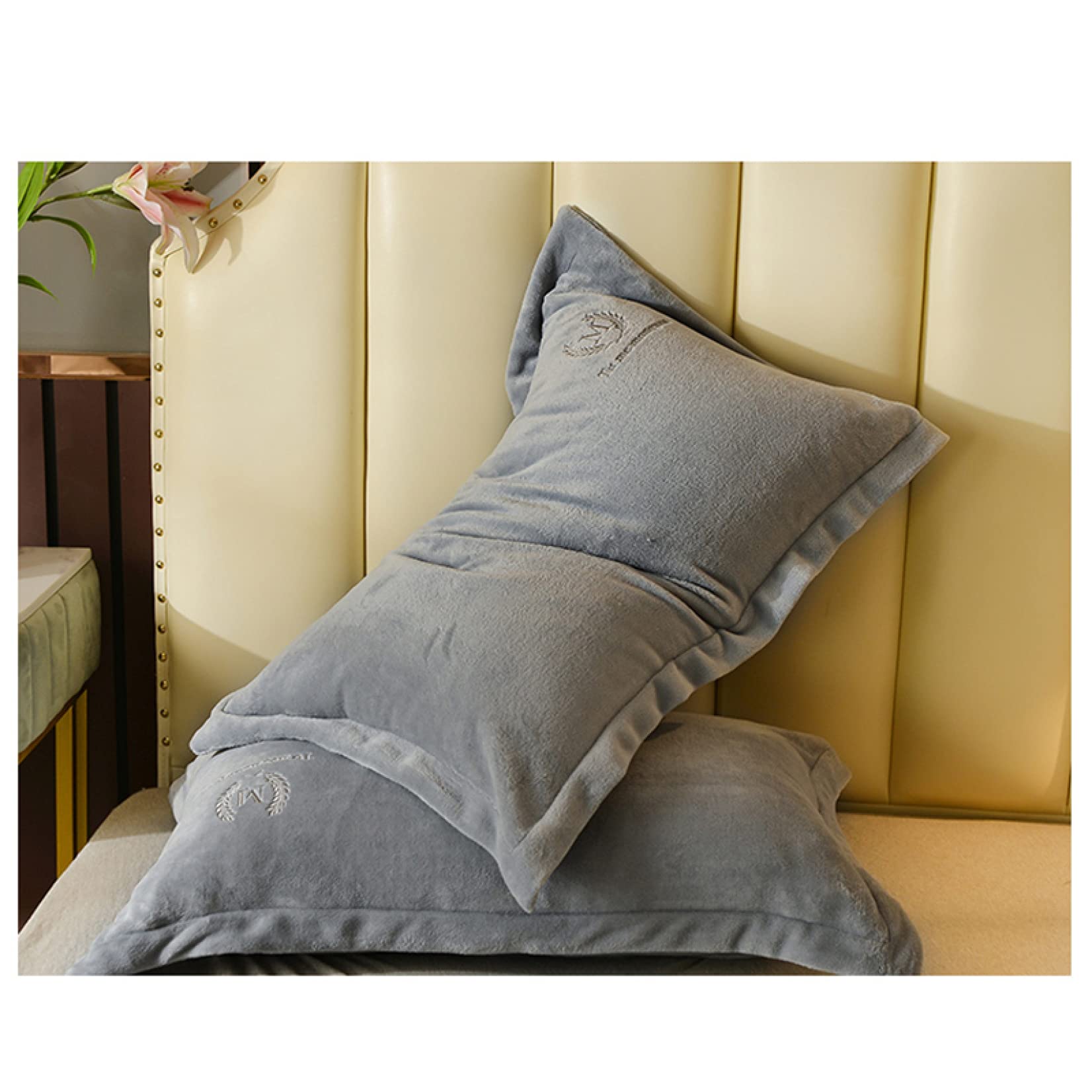 Amazon｜枕カバー 大判 48*74用 柔らかい ポリエステル 洗える枕カバー