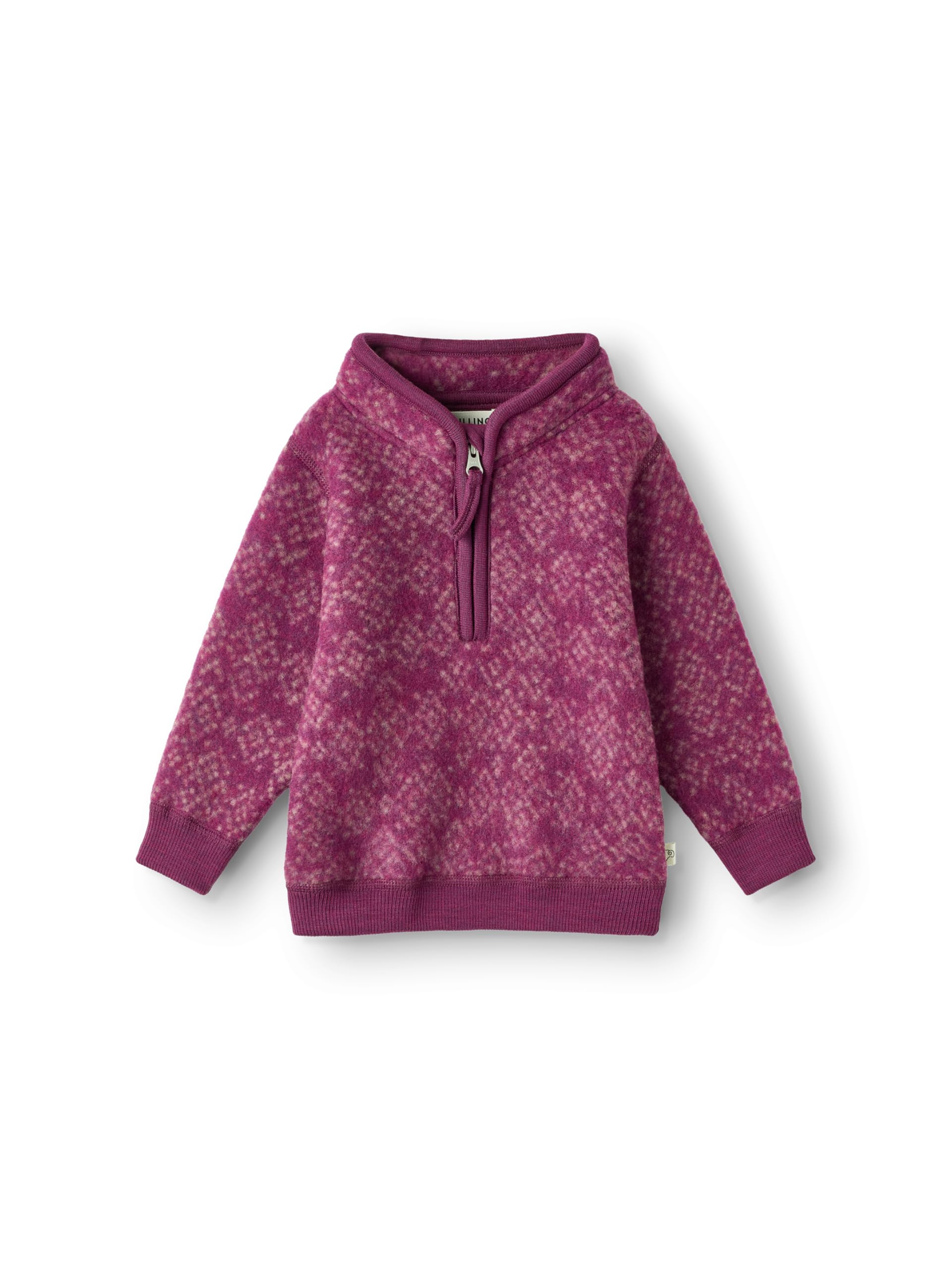 Dilling Babyjacke aus Merinowollfleece mit halbem Reißverschluss