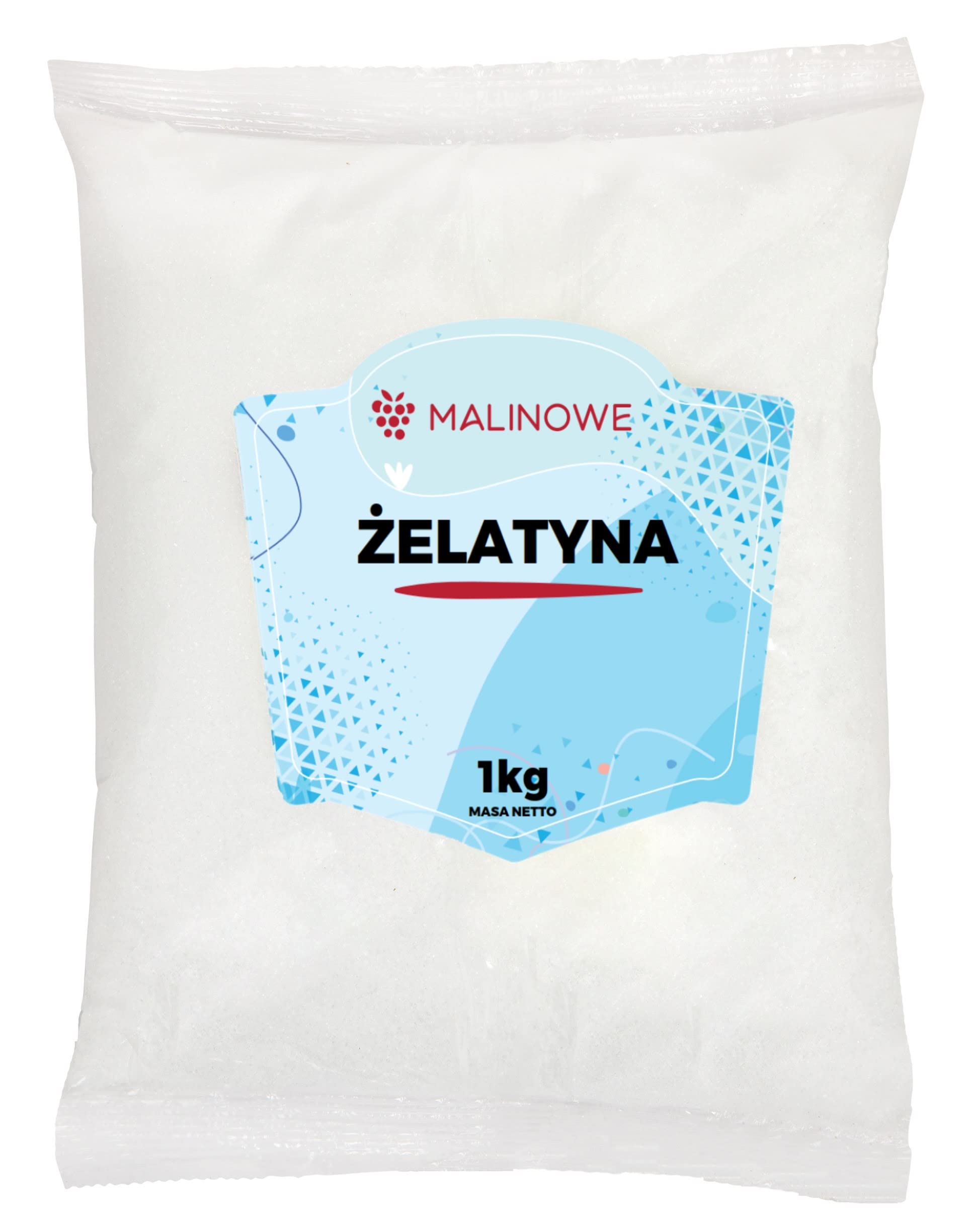 Malinowe ŻELATYNA SPOŻYWCZA 180 BLOOM 1kg Środek Żelujący Premium