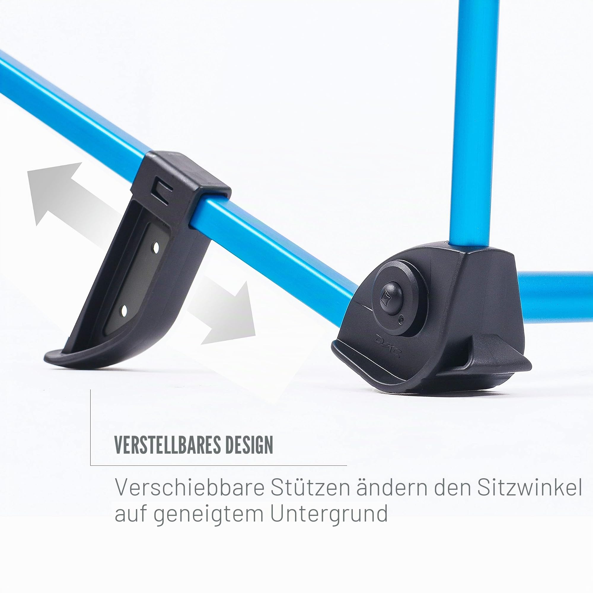 Helinox Incline Festival Chair | Campingstuhl,Klappstuhl,Aluminium,leicht,stabil,faltbar,kompakt,inkl Tragetasche (Black)