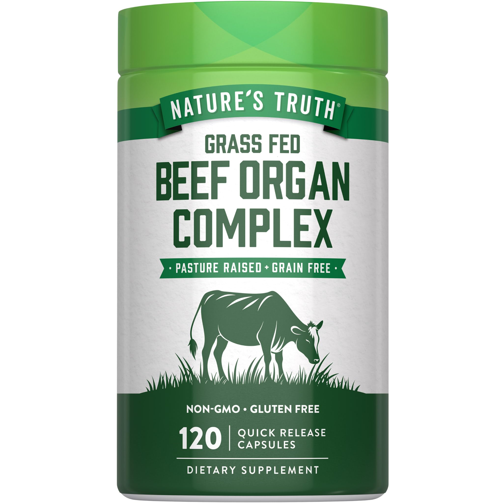 Nature's Truth Beef Organ Complex | 120 Capsules