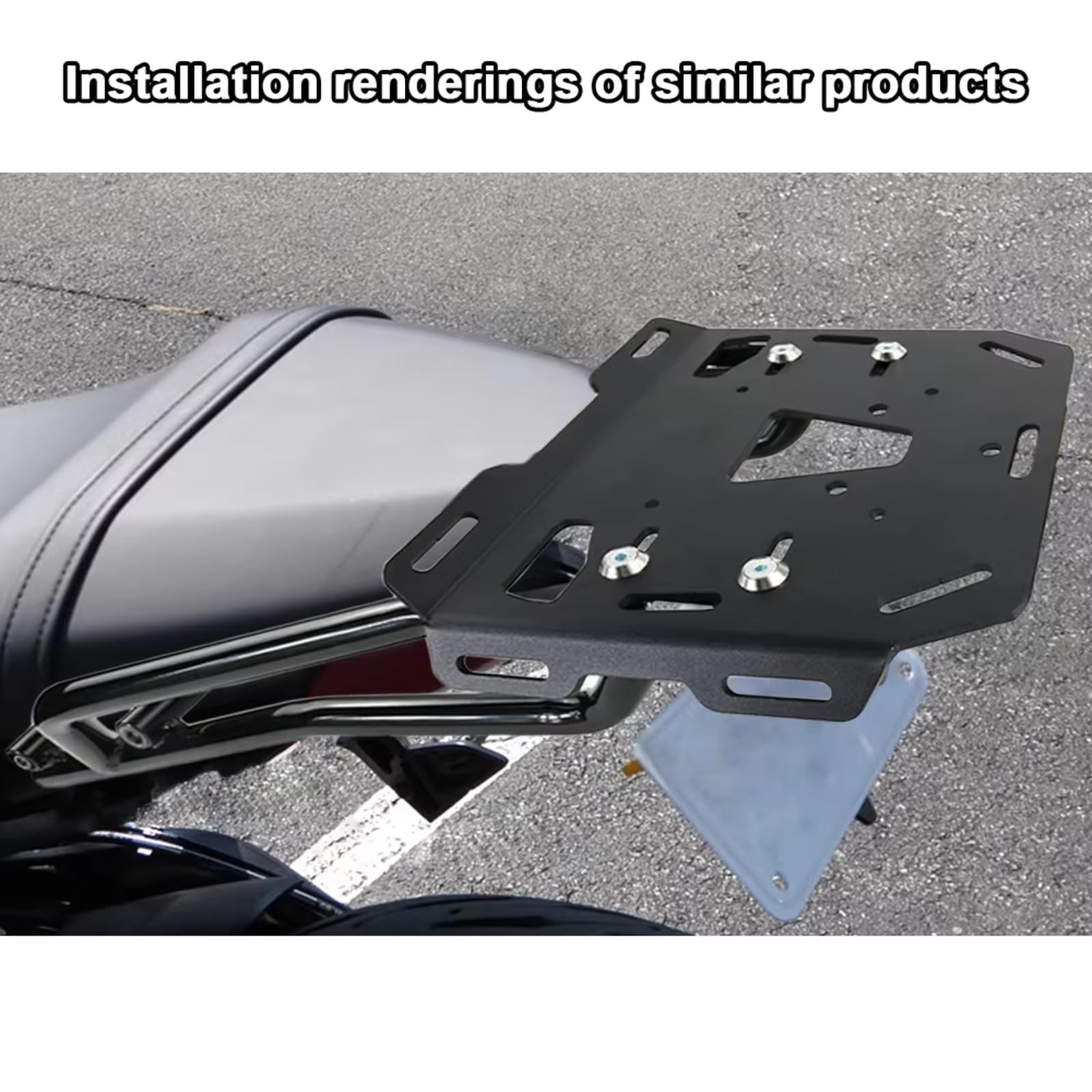 Portapacchi Moto Per TRIUMPH Per TRIDENT 660 2021-2024 Estensione Portapacchi Posteriore Supporto Portapacchi Per Moto Portapacchi Posteriore Moto