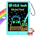 BUKEBU LCD Writing Tablet Doodle Board,10.5 inch Colorful Drawing Pad,Electronic Drawing Tablet, Drawing Pads,Travel Gifts for Kids Ages 3 4 5 6 7 8 Year Old Girls Boys (Blue)