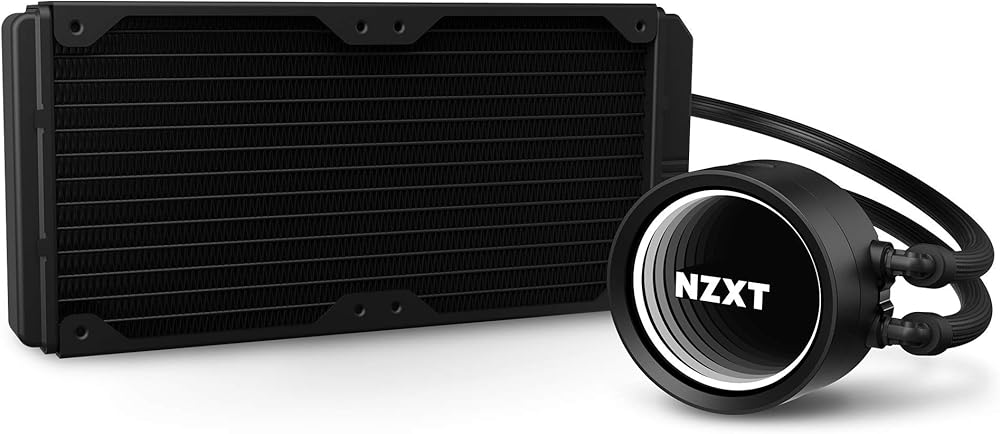 NZXT Kraken X53 240mm, AIO RGB CPU Liquid Cooler with Rotating Infinity Mirror Design, and Powered By CAM V4 RGB Connector Aer P 120mm Radiator Fans (2 Included) thumbnail 5