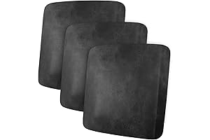 Dark Grey 3-Piece Suede Sofa Covers for Couch