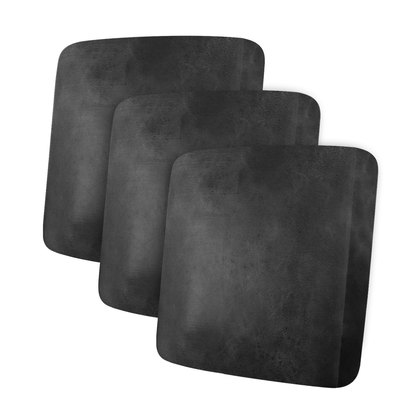 ANARACHON Leather Look Couch Cushion Covers Sofa Seat Slipcovers Sets Couches Furniture Protector for Sectional Armchair Loveseat Pets Kids Stretch Spandex Fabric (3 Cushion Sofa, Dark Grey) — image 1