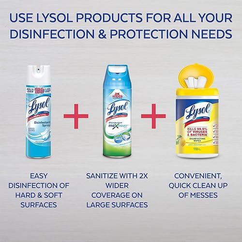 Miniatura 7 de Lysol To Go - Aerosol desinfectante lino crujiente 1 onza paquete de 12
