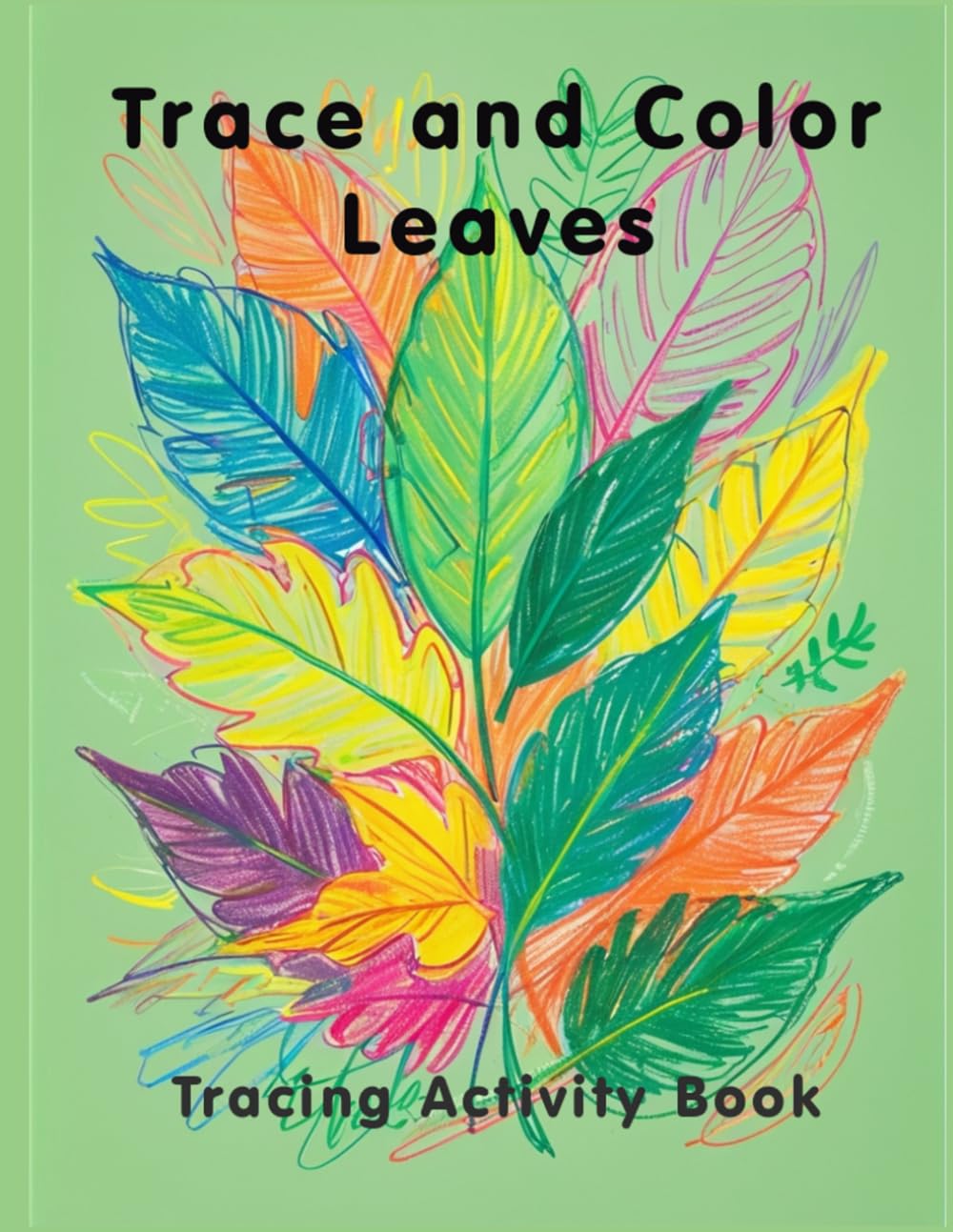 Trace and Color Leaves: Tracing Activity Book (Trace and Color Activity Books)