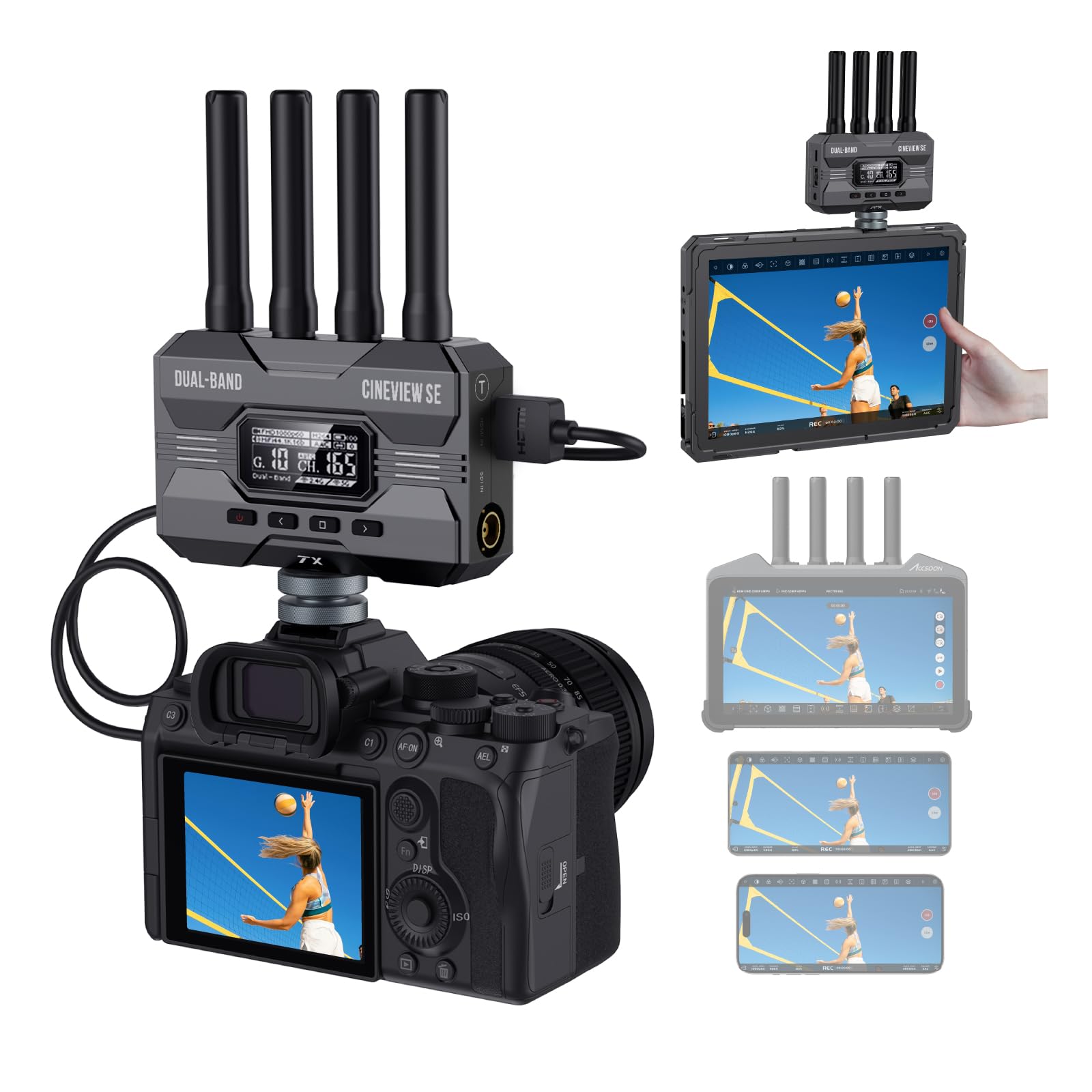 Amazon.co.jp: 【ACCSOON公式ストア】Accsoon CineView SE SDI