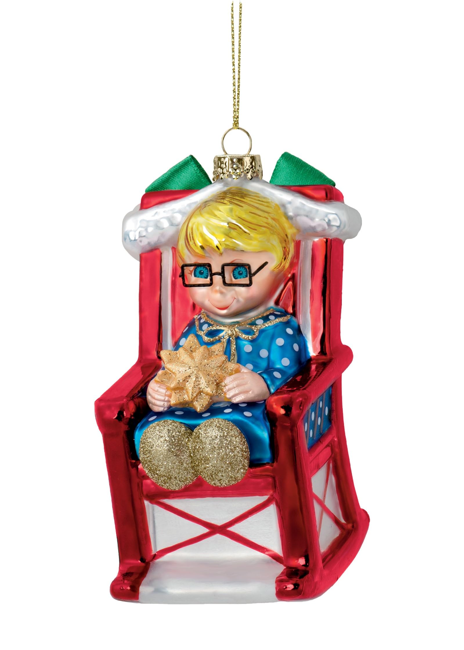 Amazon.com: The Ashton-Drake Galleries Mrs. Beasley Glass Ornament