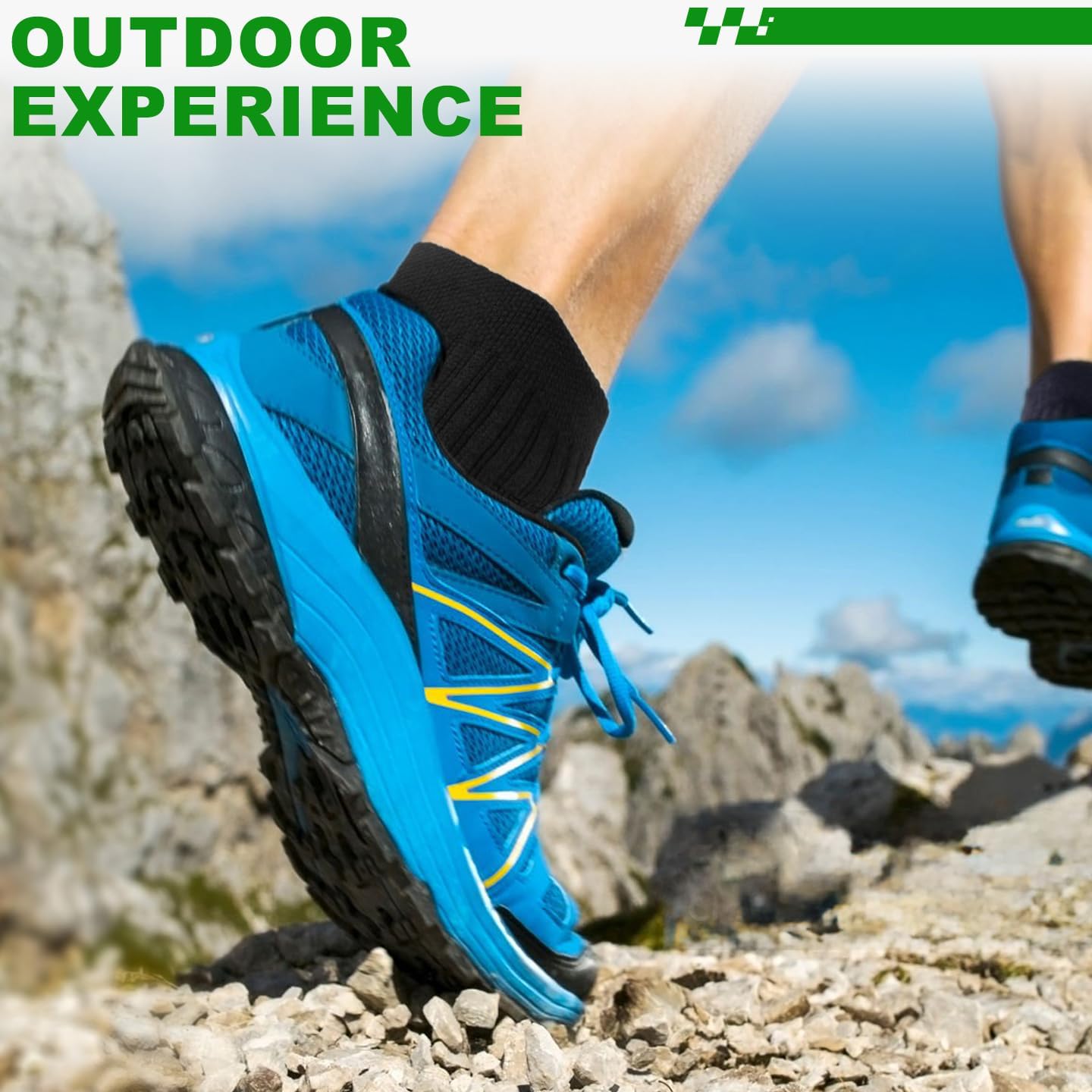 Wool Compression Ankle Socks - Cozy Cushioned Hiking Running for Men Women - Thick Warm Durable - Image 7