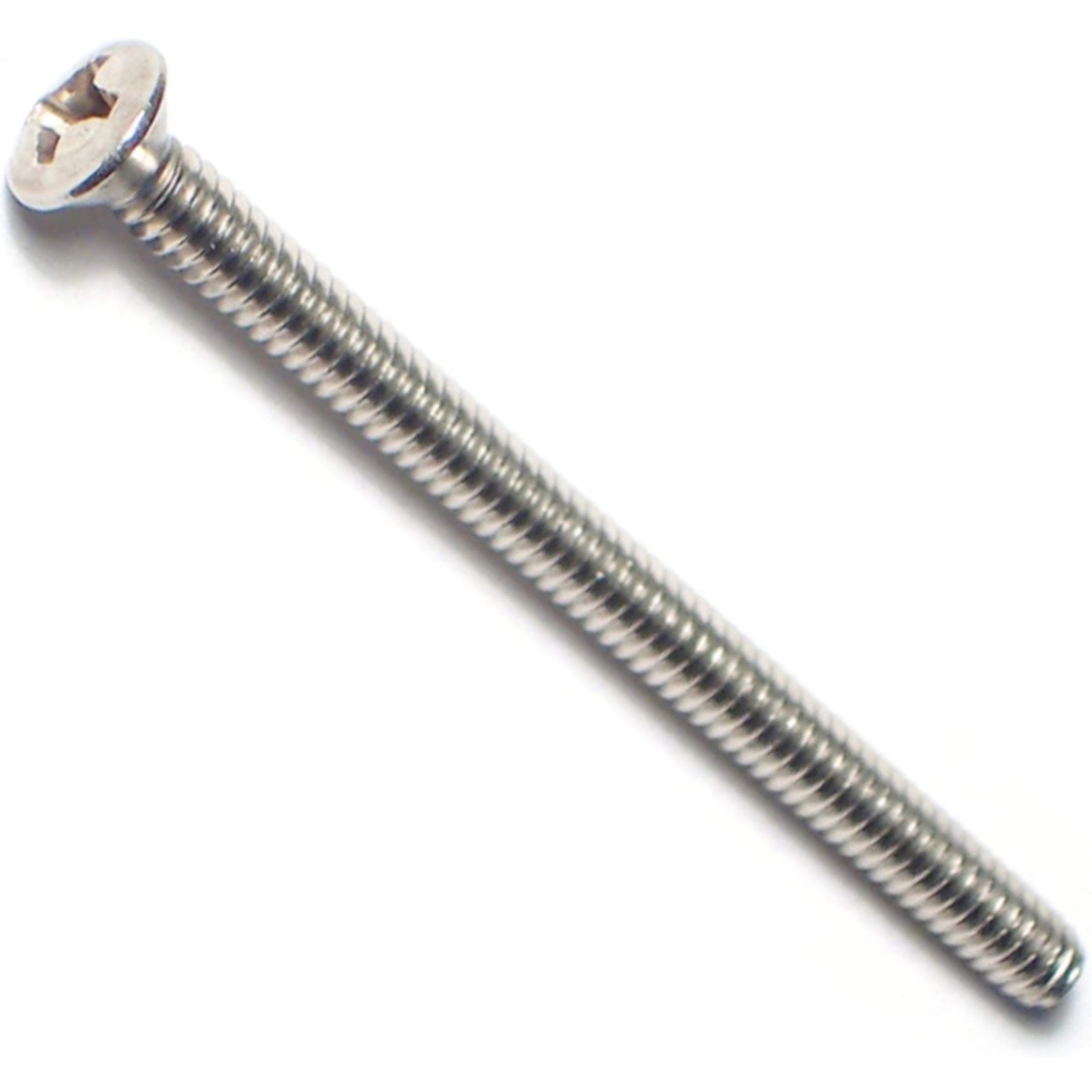 Vis machine Phillips ovale 6-32 x 5,1 cm pour résoudre les problèmes d'assemblages profonds x100
