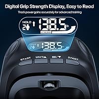 Vista 2 de FitBeast Grip Strength Tester Set with Hand Strengthening Tools – Track Progress, Build Strength & Support Hand Recovery (3-in-1 Kit)