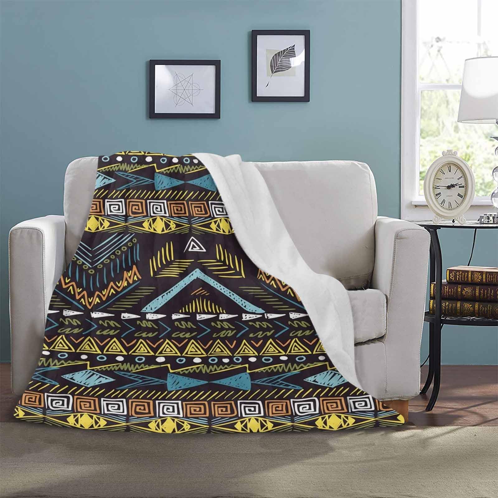 Amazon.com: InterestPrint Ethnic Style Pattern Lightweight Thermal Blanket  Cozy-Soft Travel Blanket Fleece Throw Blanket for Couch Cool 50x40inch :  Home u0026 Kitchen