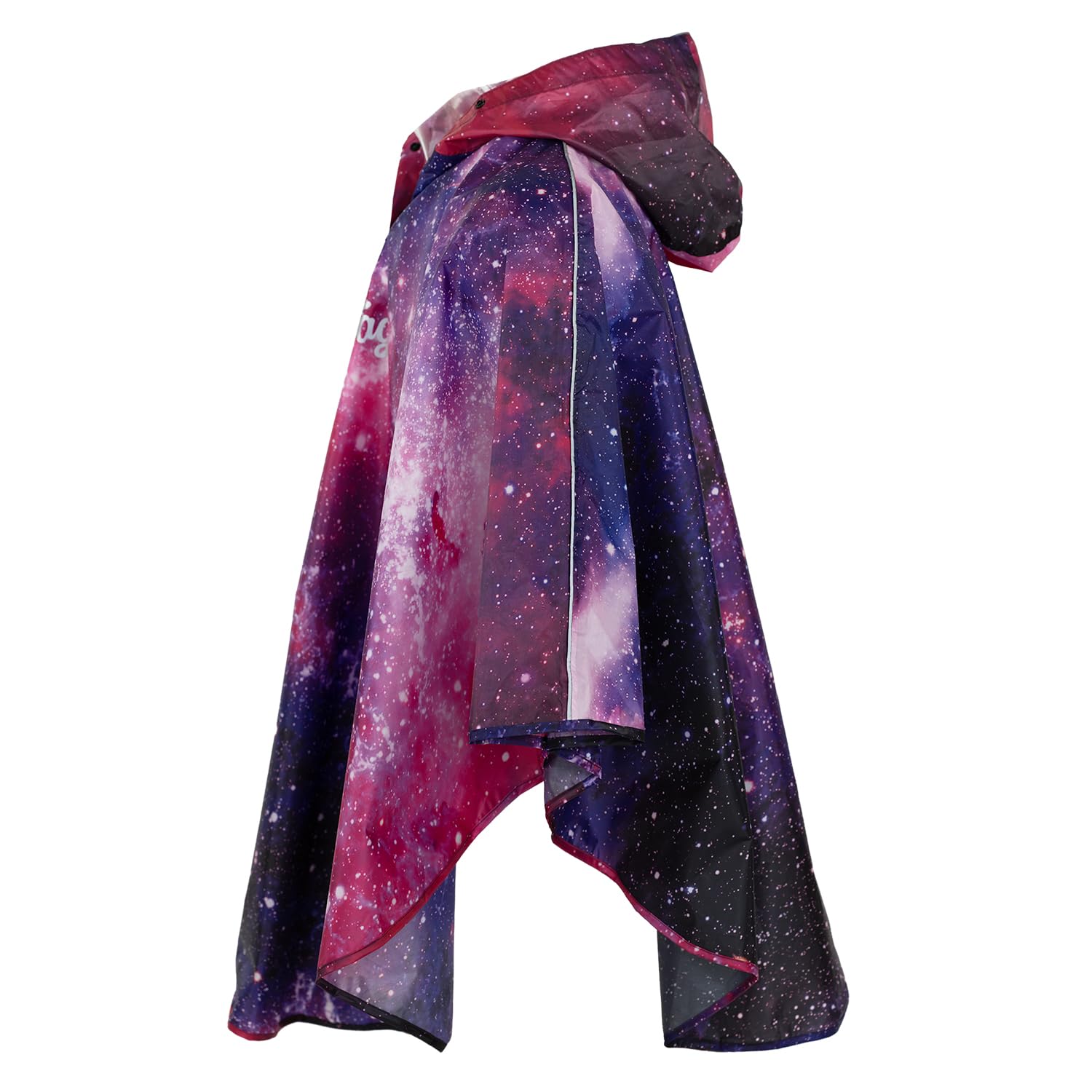 Baagl Poncho antipioggia per bambini – Cappellino impermeabile con cappuccio & elementi riflettenti – Impermeabile per ragazzi e ragazze – Ideale anche per biciclette e attività all'aperto