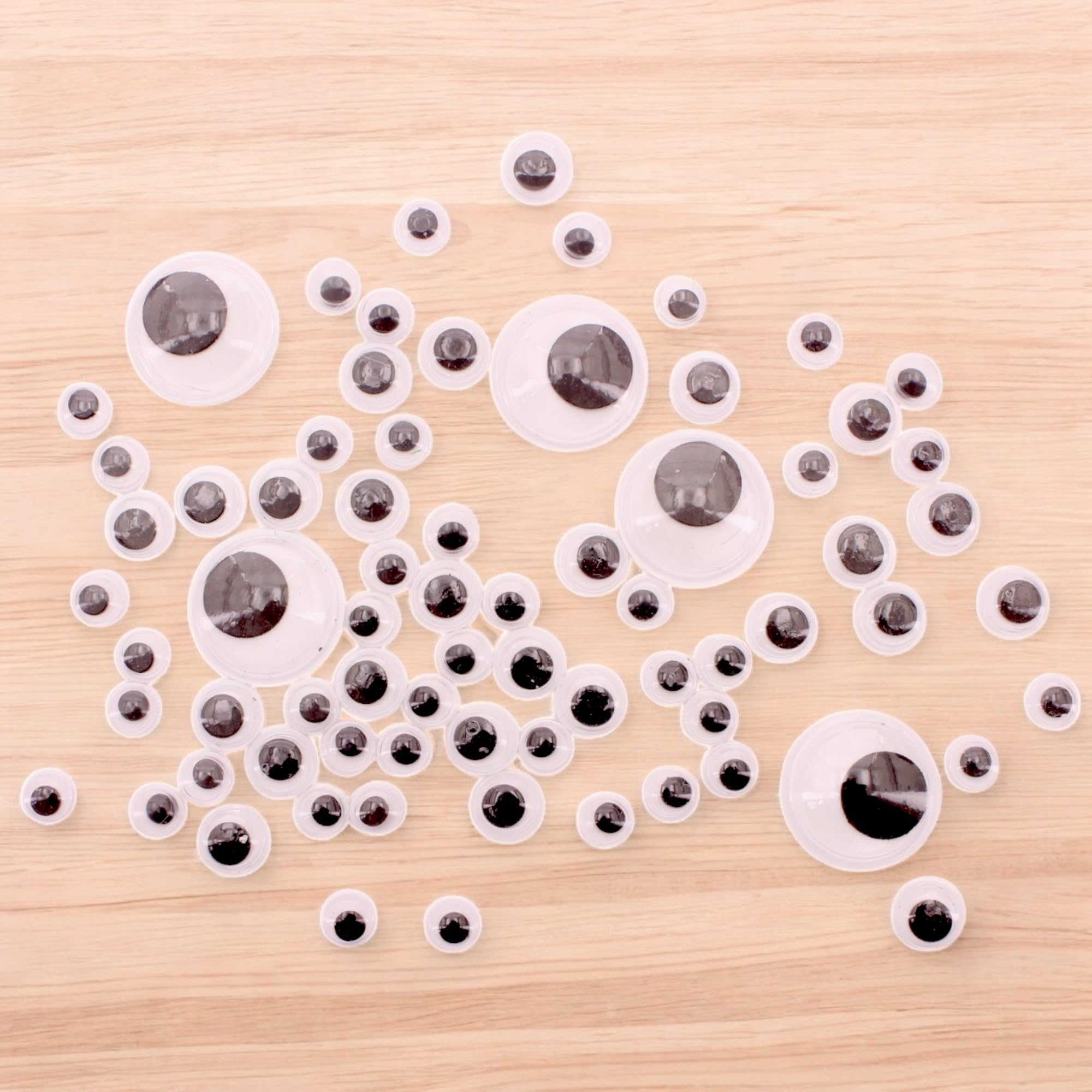 Image secondaire de Lot de 400 yeux mobiles ronds en plastique pour scrapbooking et artisanat