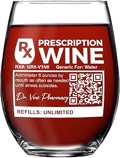 Funny Wine Glass Gift For Women, Doctors, Nurses - 20 Oz Capacity