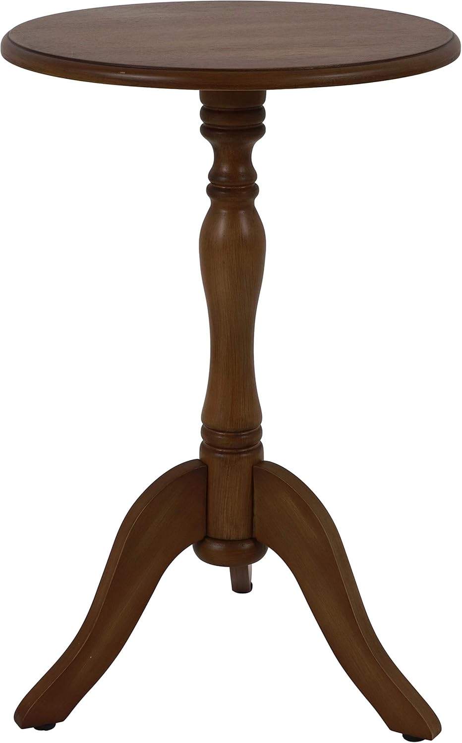 Decor Therapy Simplify Round Pedestal Accent Side Table, 24