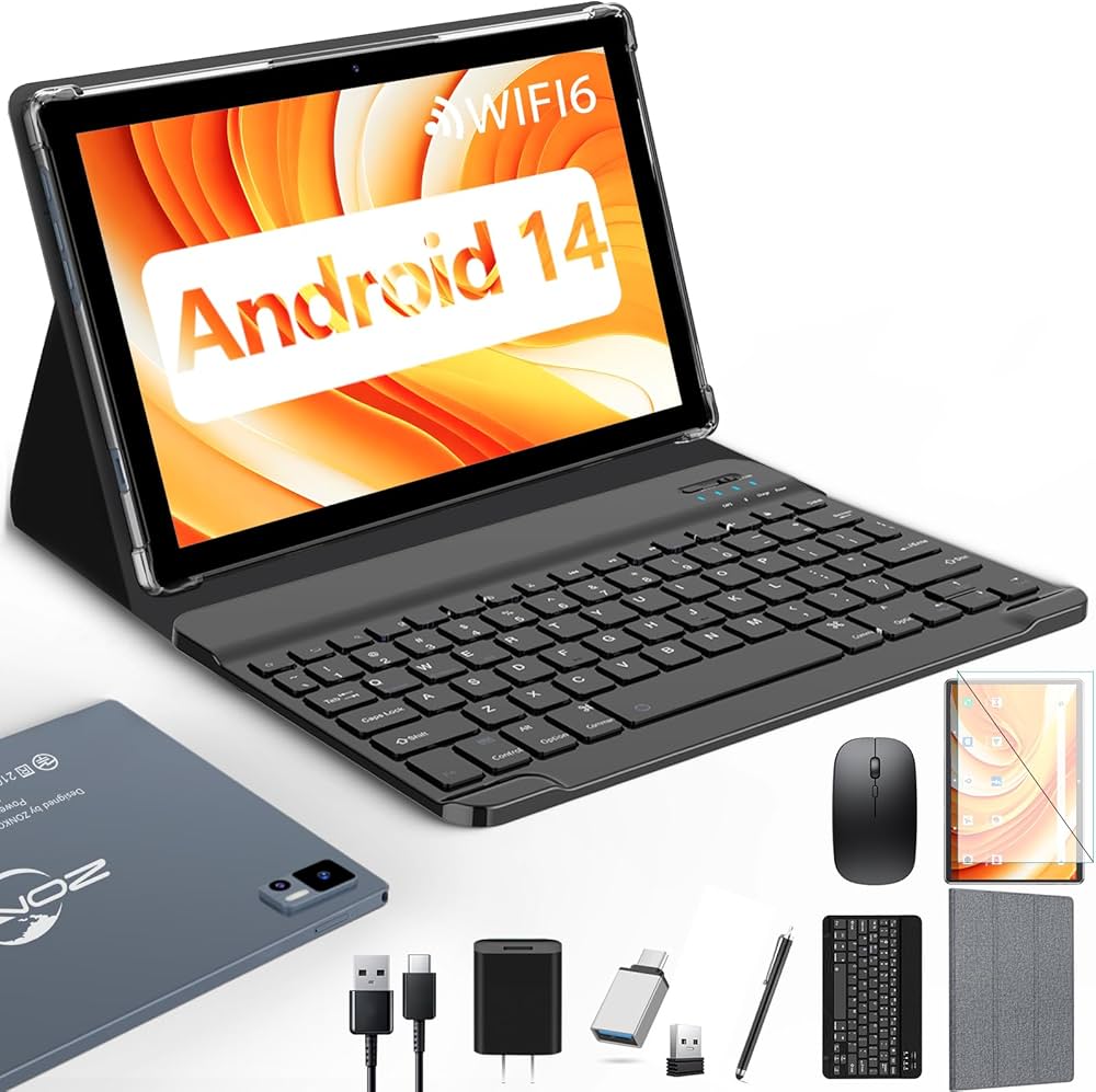 Amazon.co.jp: 【2024新登場 Android14 タブレット 10インチ】10インチ