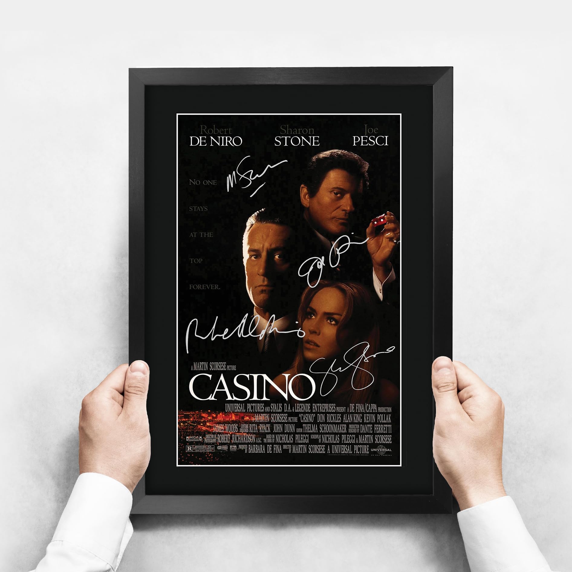 Amazon.co.jp: HWC Trading カジノ映画ポスター キャストサイン