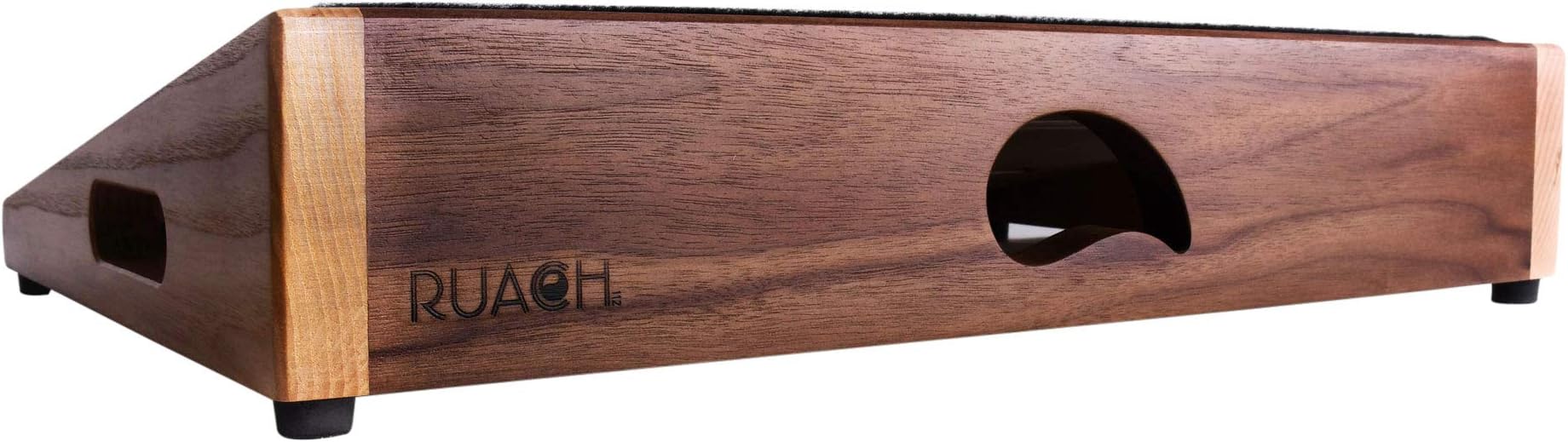 Ruach Kashmir Hardwood Pedalboard and Carry Case for Guitar Effects Pedals (Size 2.5)