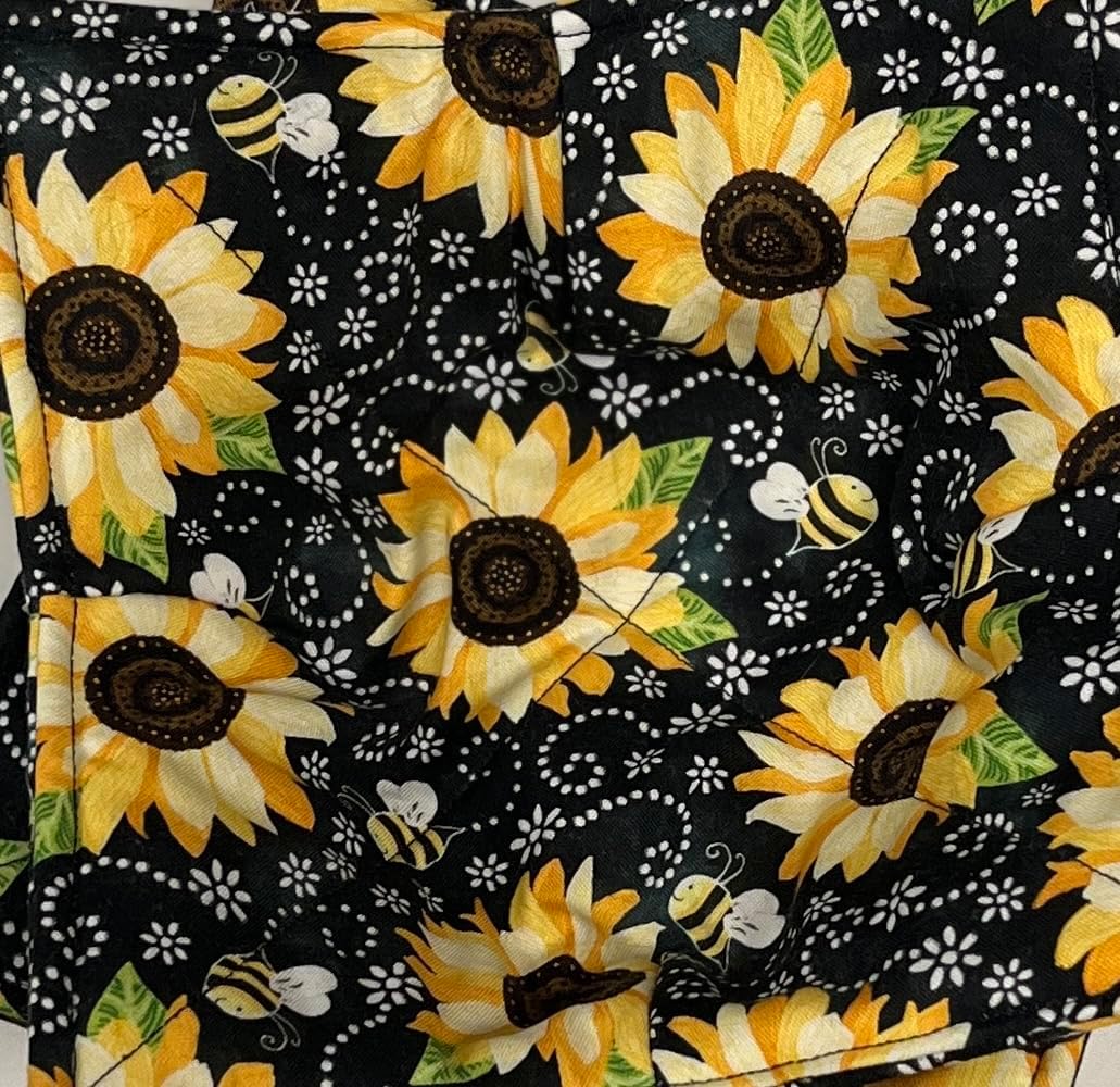 Two Sunflowers and Bees Plate Cozies, Plate holders, 210