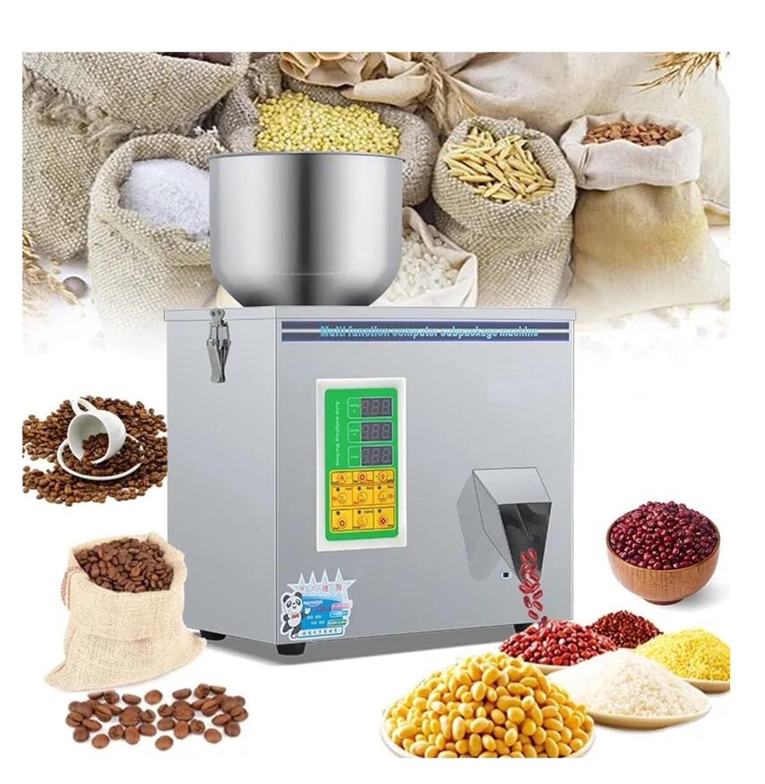 YXYLJOZ Filling Machine for Spices - Full Automatic Powder and Granule Weigher with Measuring and Packaging for Efficient Production - High Precision Bulk Packing Equipment