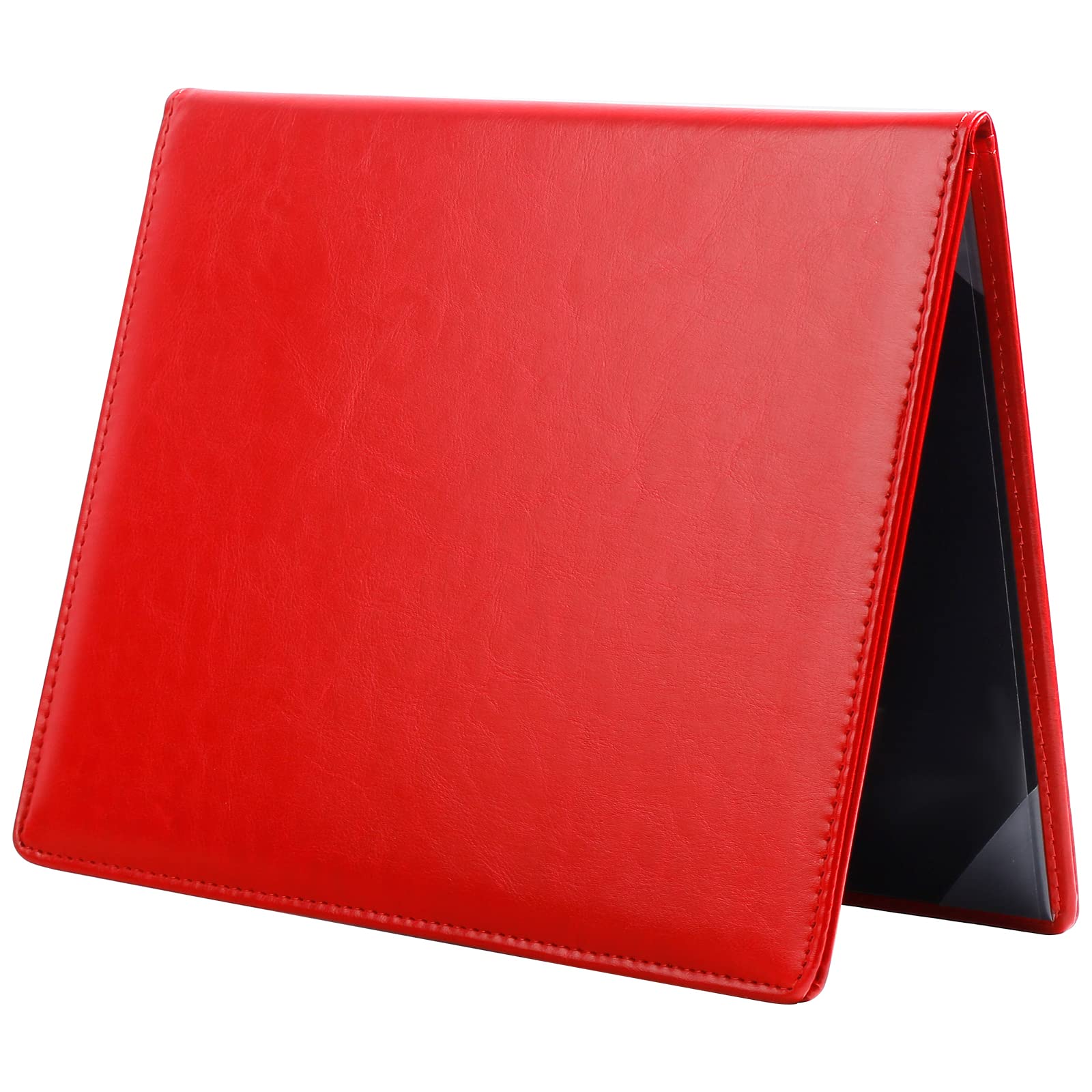 Diploma Cover 8.5 x 11 Certificate Holders for Letter-Sized Award Padded Menu Cover - Red Leather