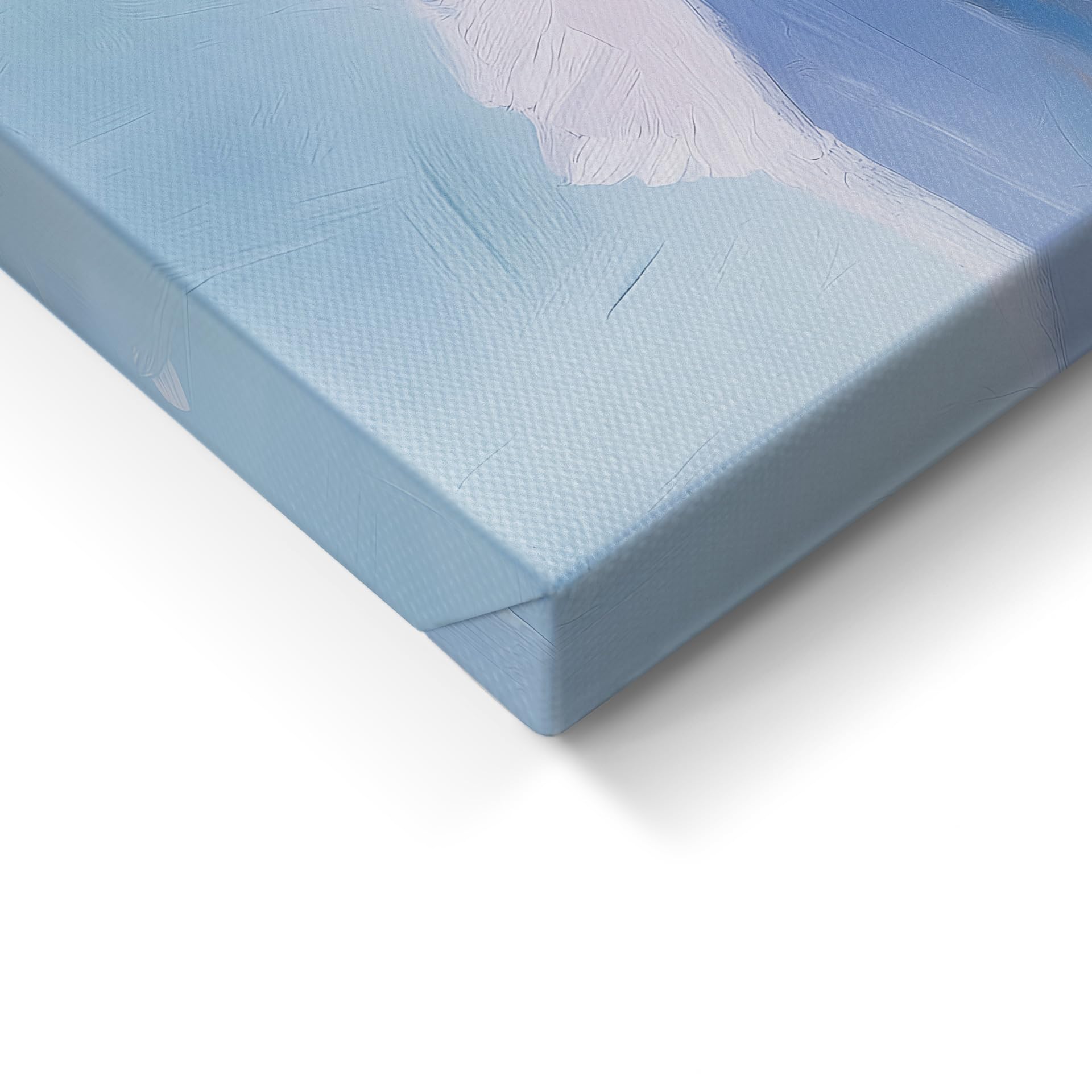 STYLER Leinwandbild Purple Fields 70 x 100 cm I Lavendelfeld bei Sonnenuntergang I Wandbild modern I Druck auf Leinwand mit Keilrahmen