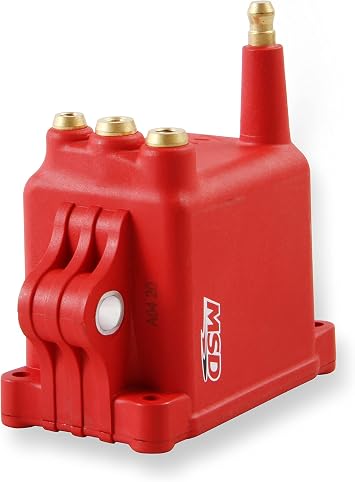 MSD 8280 Ignition Coil, High Output for Pro CDI 600, Individual, Red