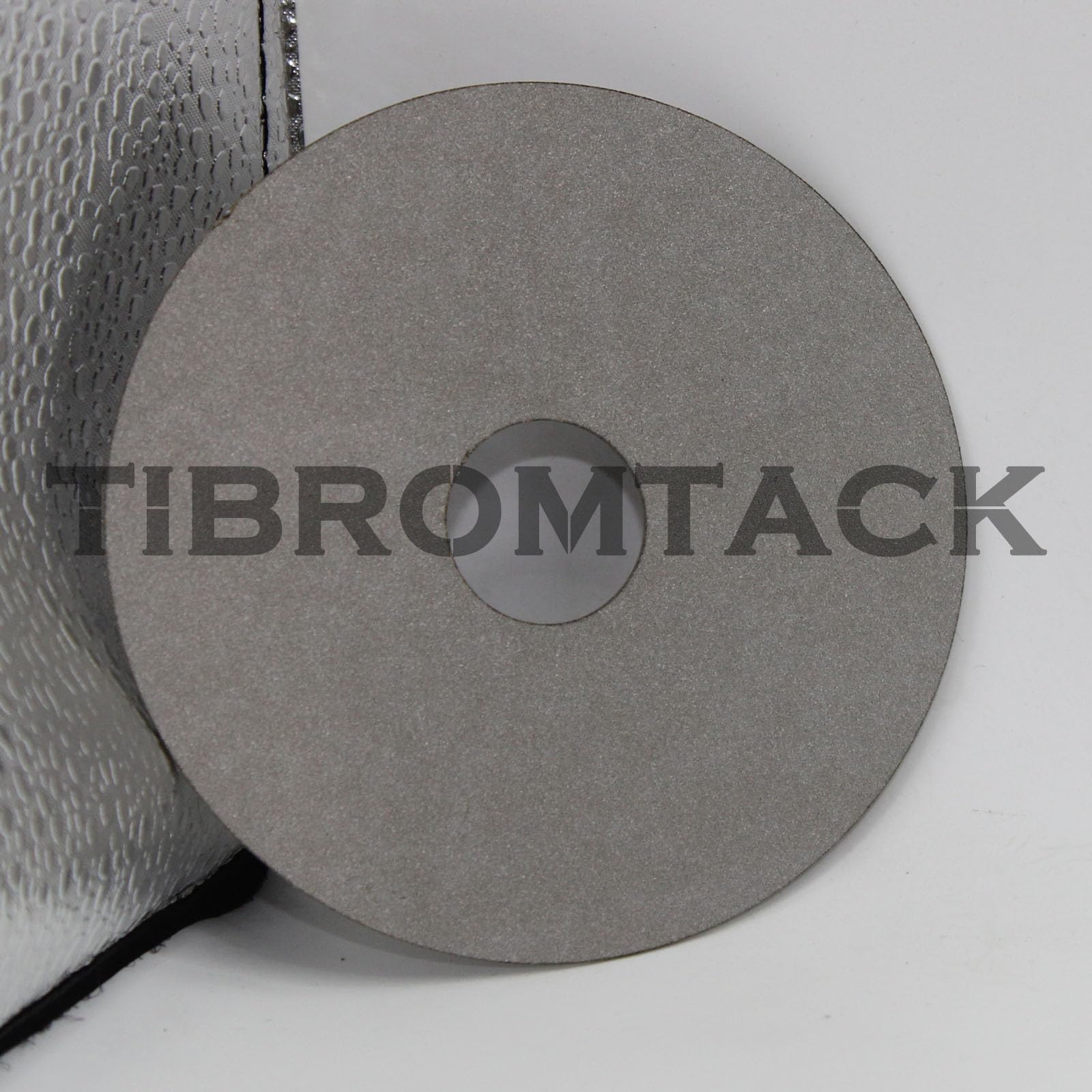 Bloc filtrant métallique poreux fritté Micron personnalisé Poudre de Ti Colonne filtrante frittée pour filtre de laveur et piles à combustible à énergie hydrogène 100x1mm (10um)Feutres de fibre de Ti