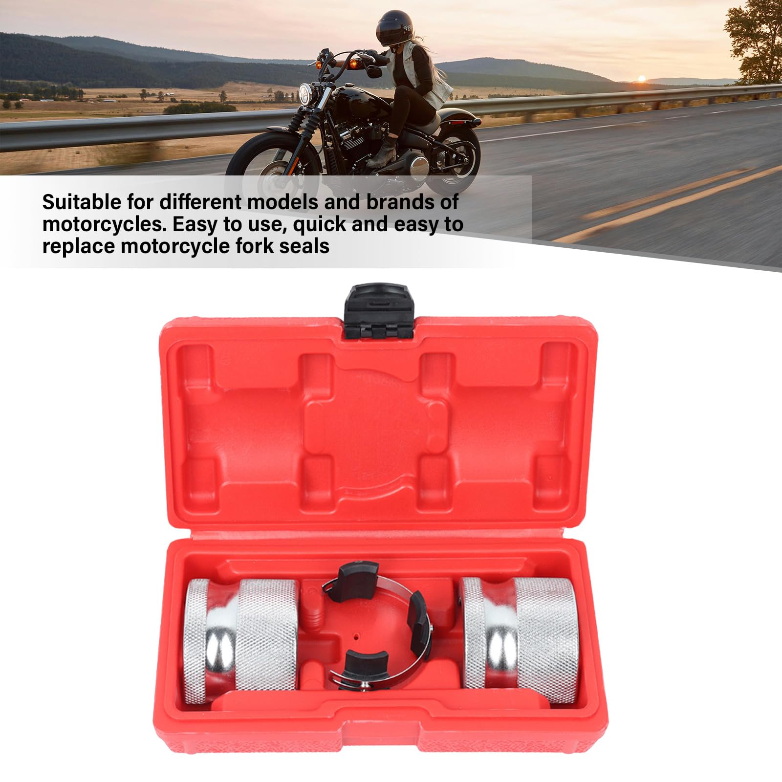 Set di attrezzi per guarnizioni universali per moto Fork per forcella, 35 – 50 mm
