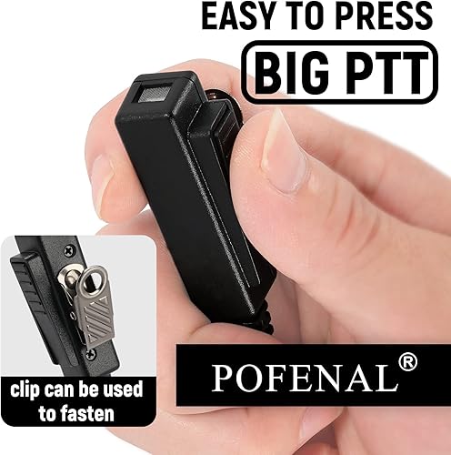 Miniatura 5 de XPR7550 APX6000 Auricular de vigilancia compatible con Motorola XPR6380 XPR6580 XPR7380 XPR7350e XPR7380e XPR7550e XPR7580e Walkie Talkie Radio con