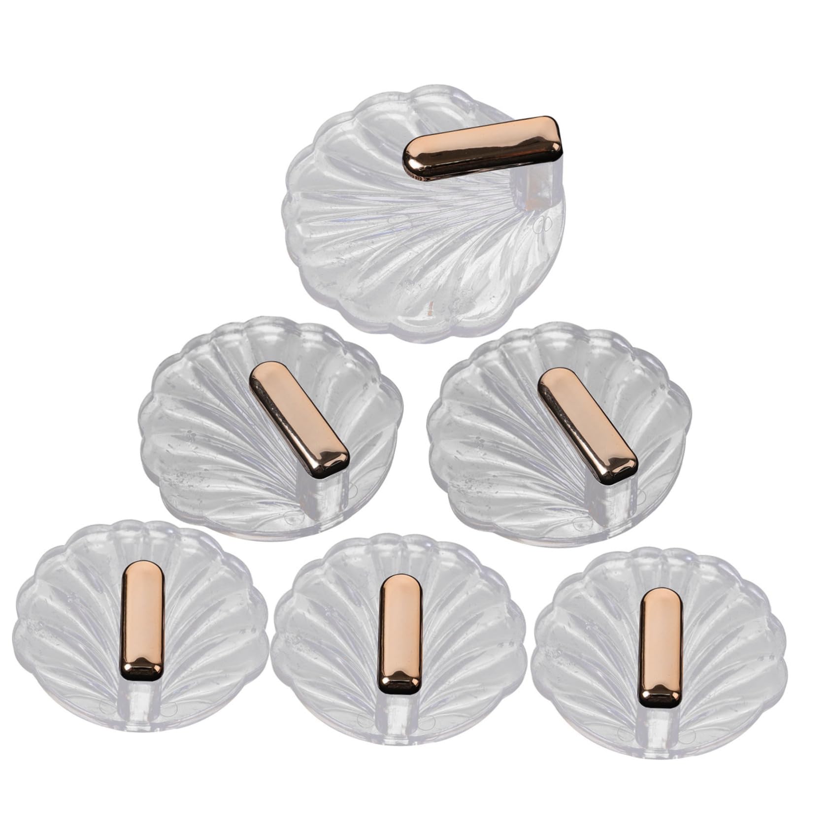 POPETPOP 30pezzi Ganci Adesivi Multifunzionali Trasparenti Da Resistente Per Appendere Asciugamani e Accessori Bagno Cucina e Camera Da Letto
