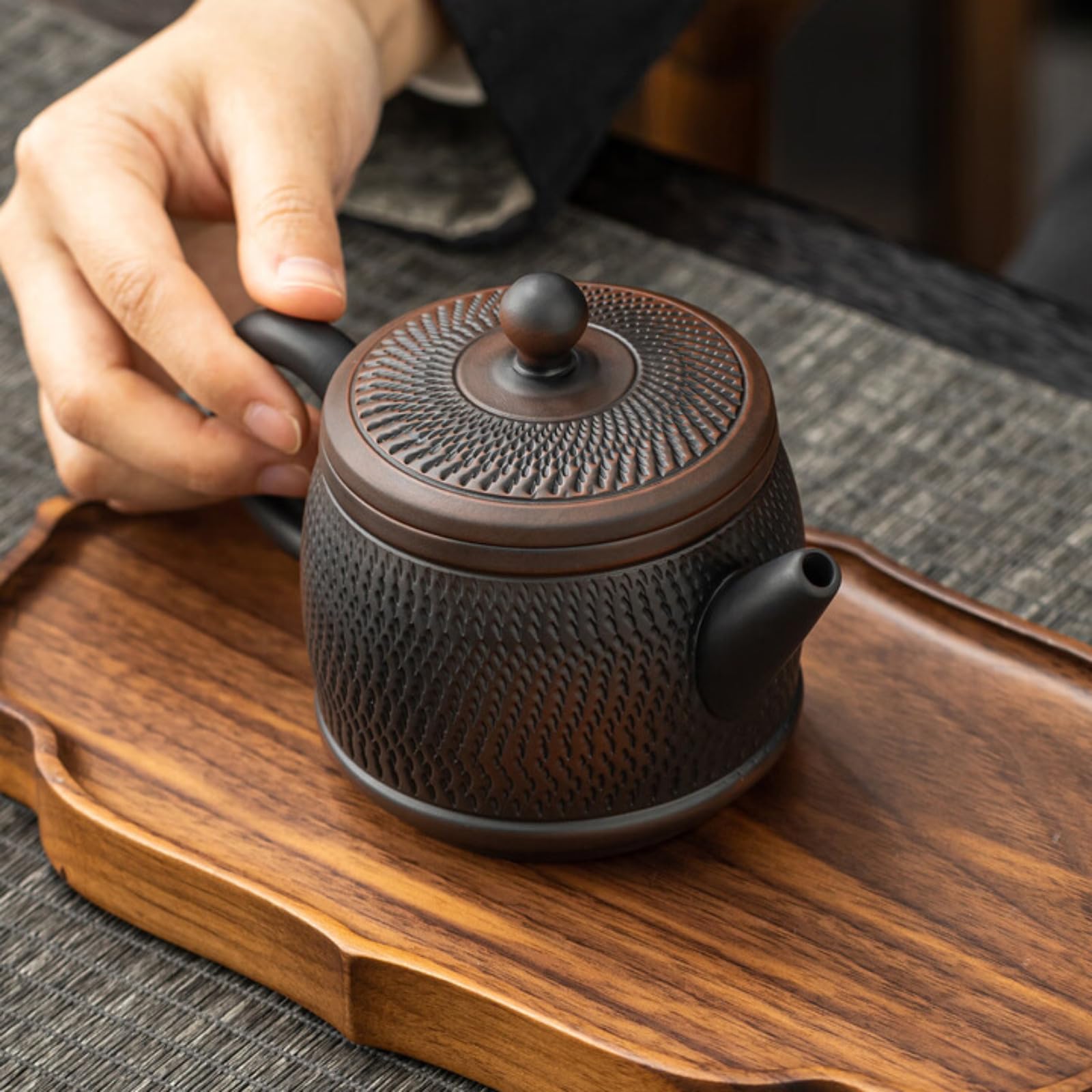 Théière Kungfu en argile violette pour vos moments de détente