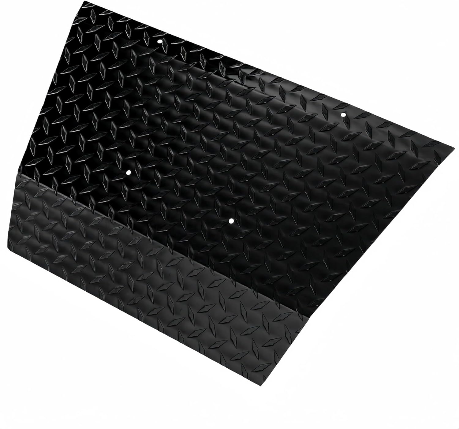 Diamond Plate Front Bumper Shock Cover Golf cart Aluminum Shock Shield Replacement for 1994-Up EZGO Medalist TXT PDS Black