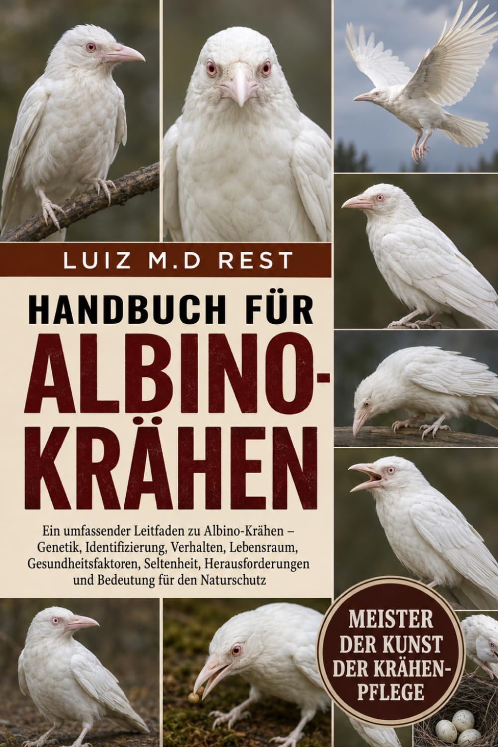 Handbuch für Albino-Krähen: Ein umfassender Leitfaden zu Albino-Krähen – Genetik, Identifizierung, Verhalten, Lebensraum, Gesundheitsfaktoren, ... und Bedeutung für den Naturschutz