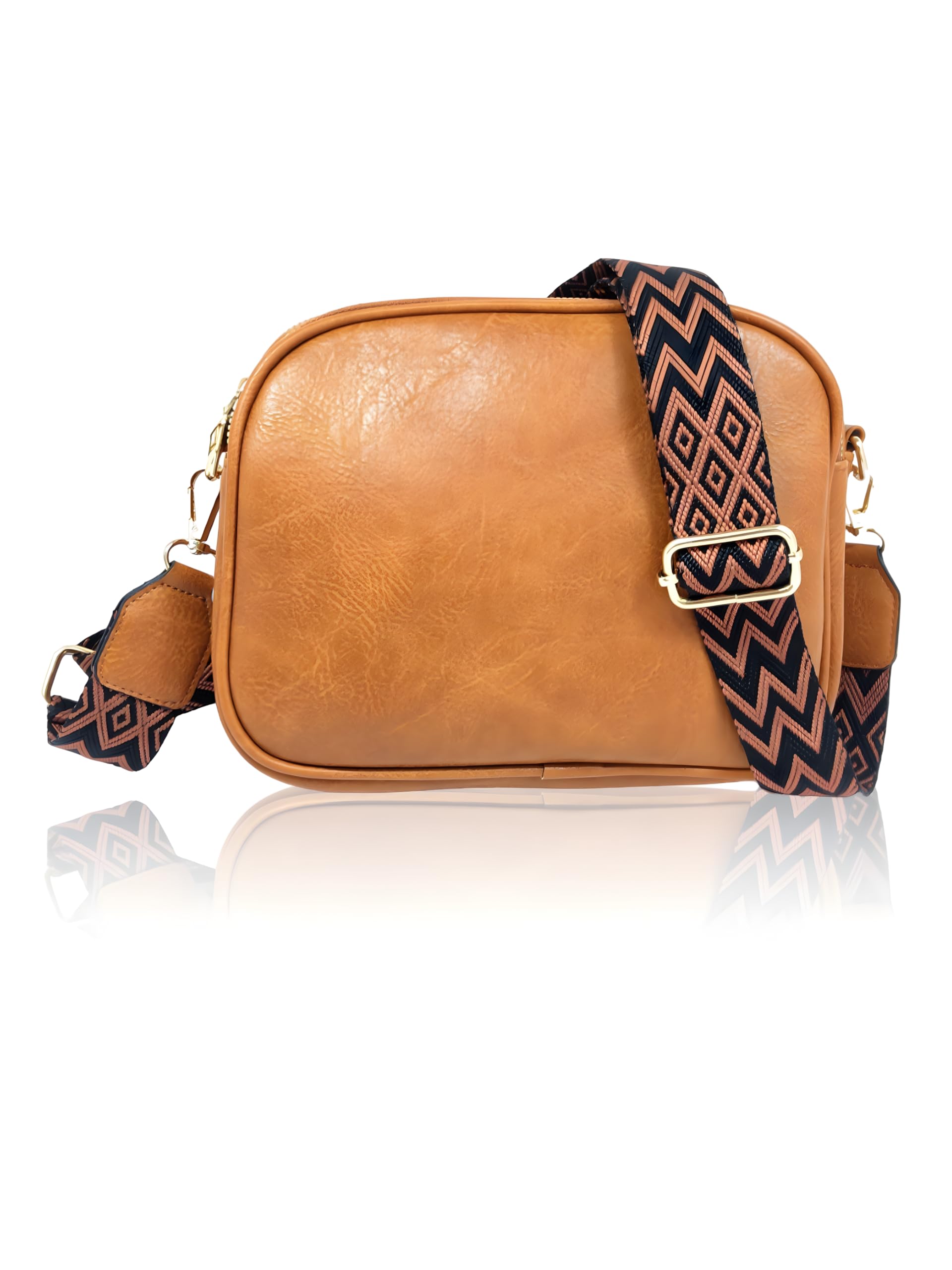 SLAPS Branded Vegan Leather Sling and Crossbody Bags for Women with Long Wide and Broad Belts - Large, Spacious, Big Size, Box, Phone, Travel, Office, Messenger, Hobo, Cross Shoulder Korean Backpack (B0DC5LVFQ3) Amazon Price History, Amazon Price Tracker
