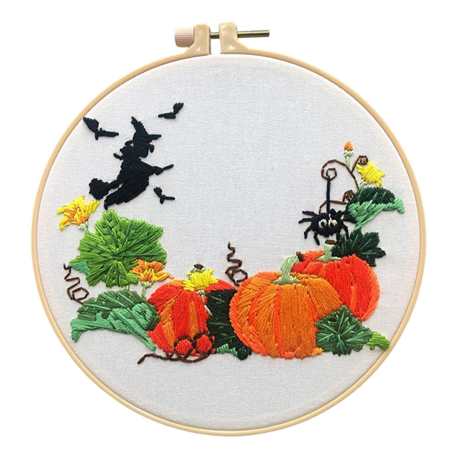 Amazon.co.jp: Harilla きん 刺繍スターター ハロウィンテーマ