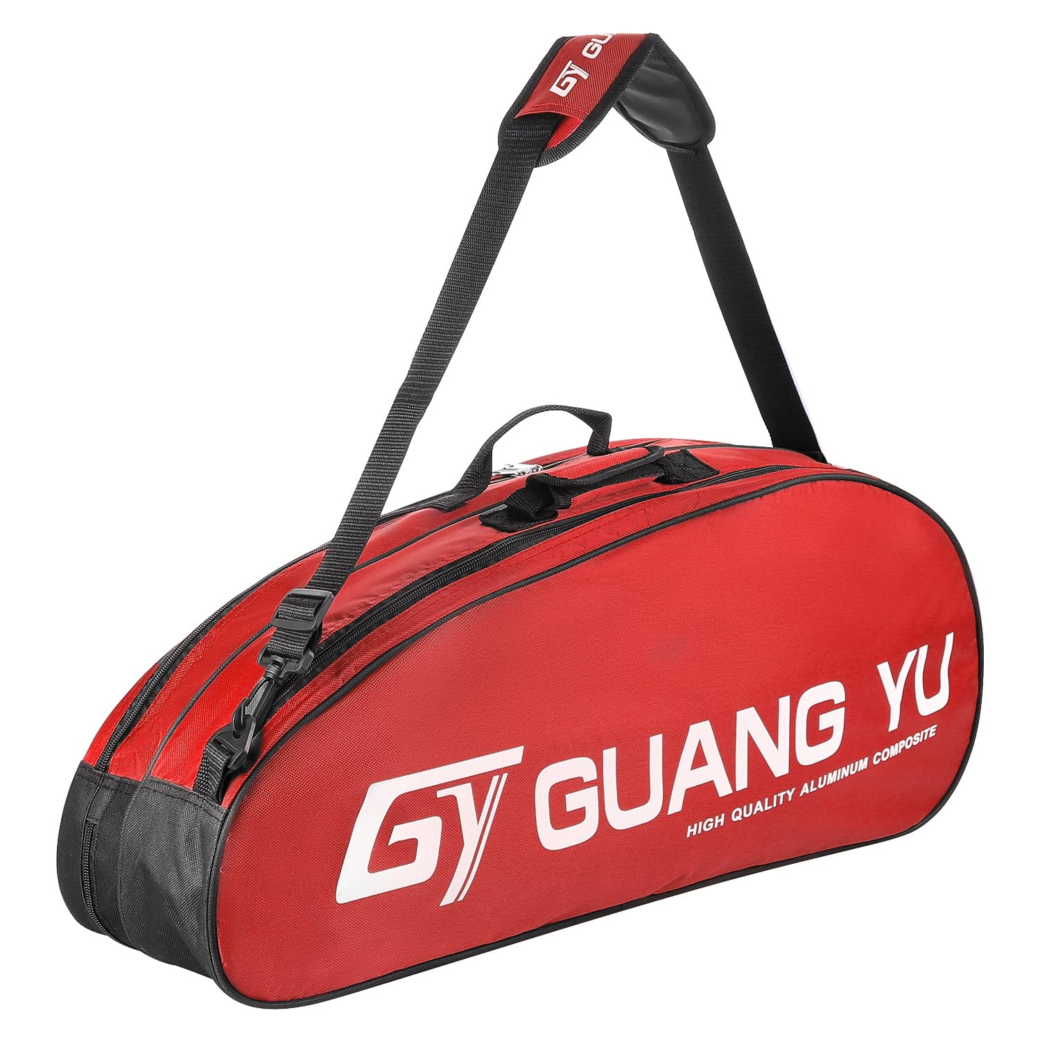 LONTG Sac de Raquette de Badminton Tennis en Oxford 1200D Sac à Dos/épaule Grande Capacité 3-6 Raquettes Sacoche de Tennis Squash Etanche Sacoche de Sport Badminton Portable à Chaussures Homme Femme