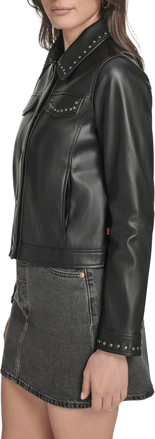 Levi's Women's Studded Laydown Collar Jacket