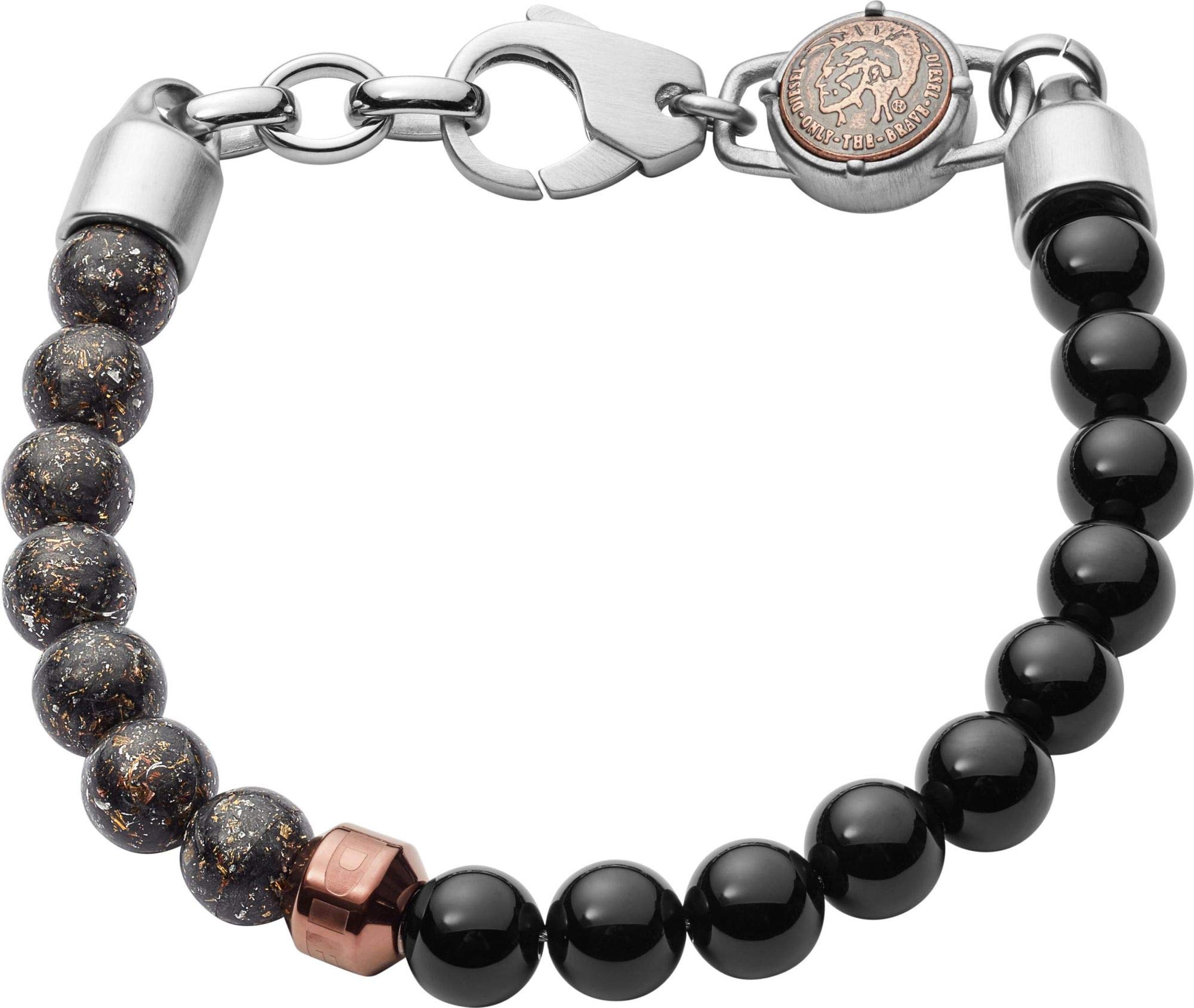 Diesel Men's Stainless Steel Bracelet with Lobster clasp, Polished