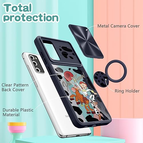 Miniatura 3 de Joyleop Funda para Samsung Galaxy S20 Fe 5G 2 en 1 con dibujos animados lindos para niñas, mujeres, adolescentes, niños, fundas de teléfono