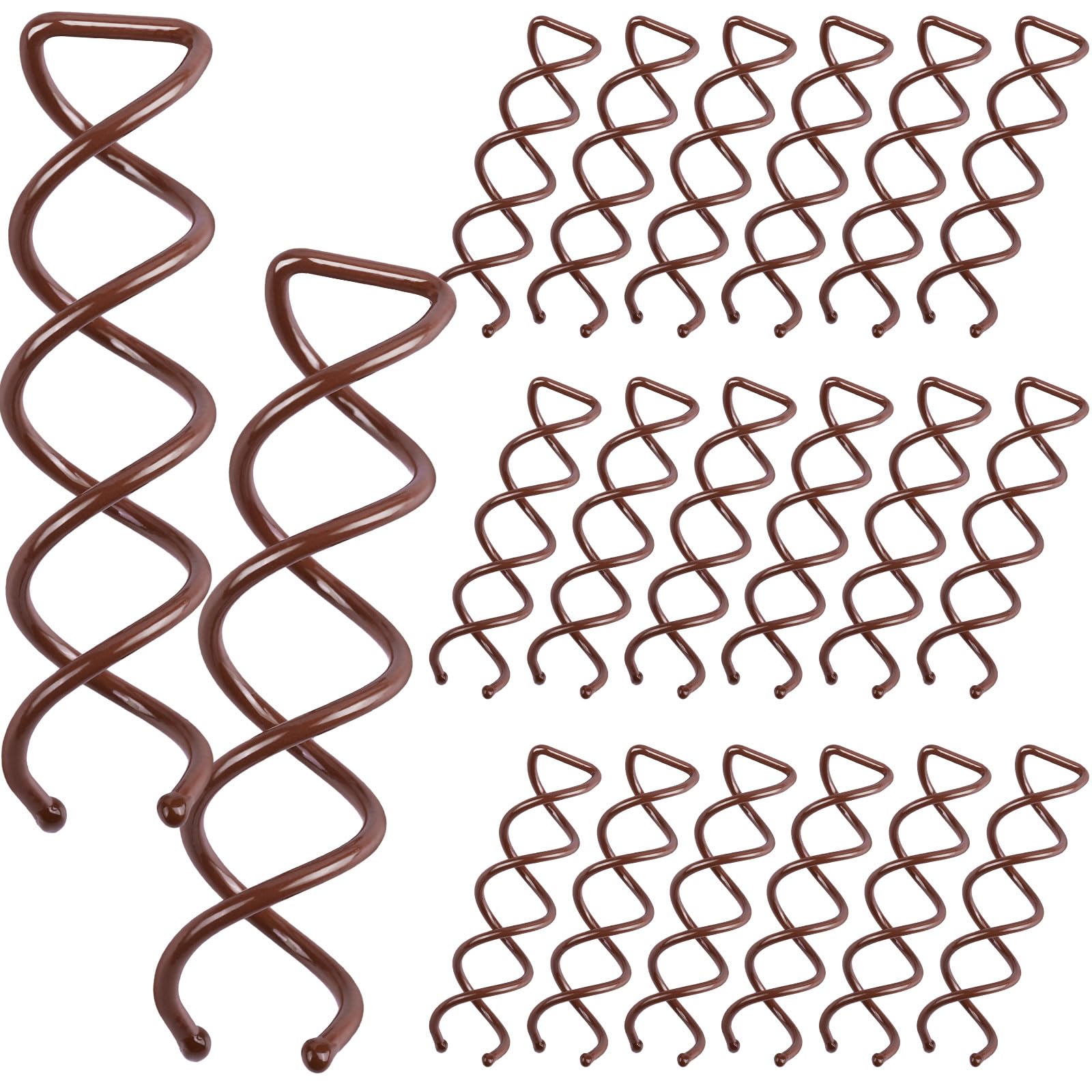 20PCS Spiral Hair Pins, Spin Pins Spiral Bobby Pins for Girls, Women and Kids, Non-Scratch Round Clip & Bun Twist, Stylish Bun Bobby Pins, Premium