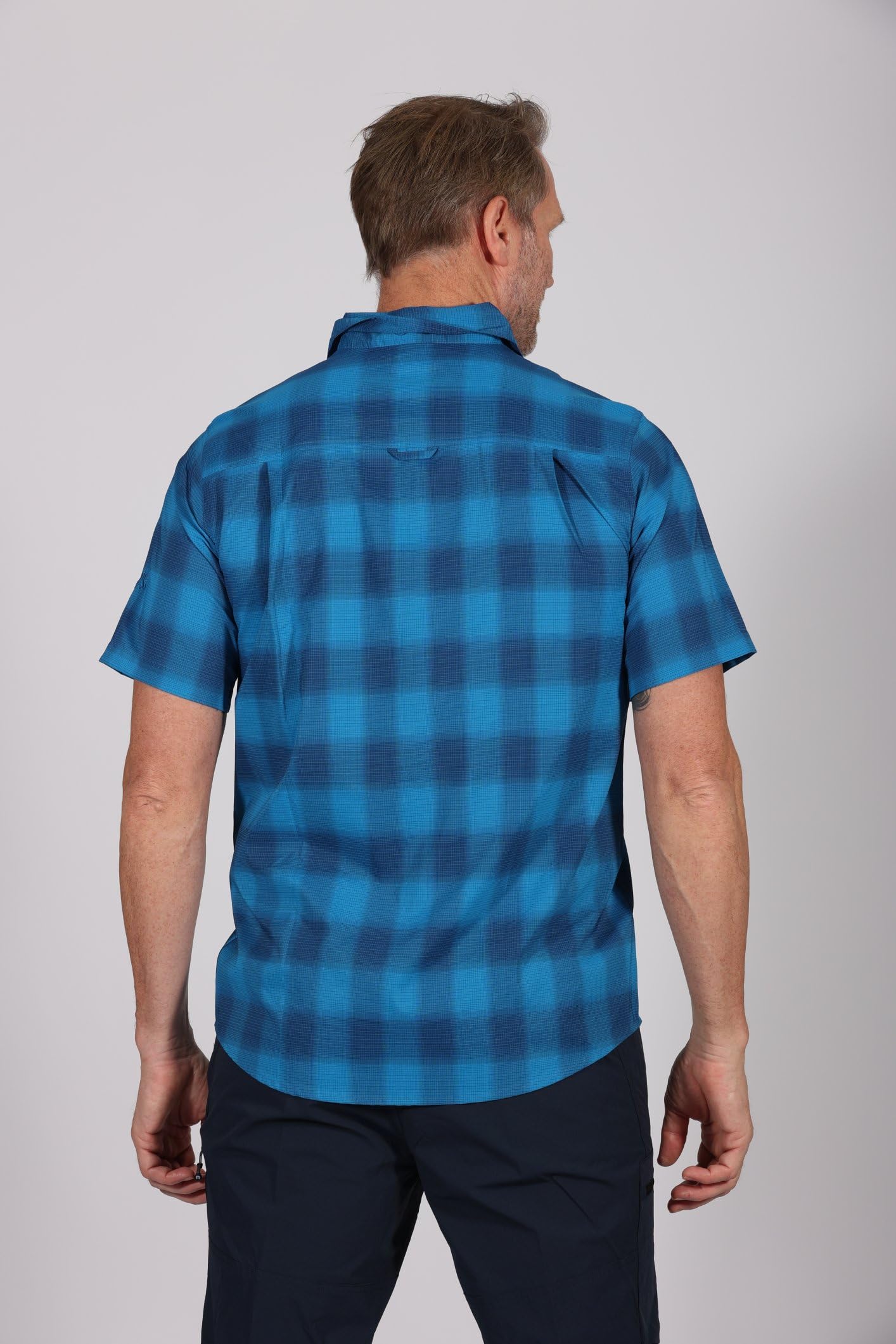 MAUL Askim II - 1/2 Hemd karo Elast Blue - 58