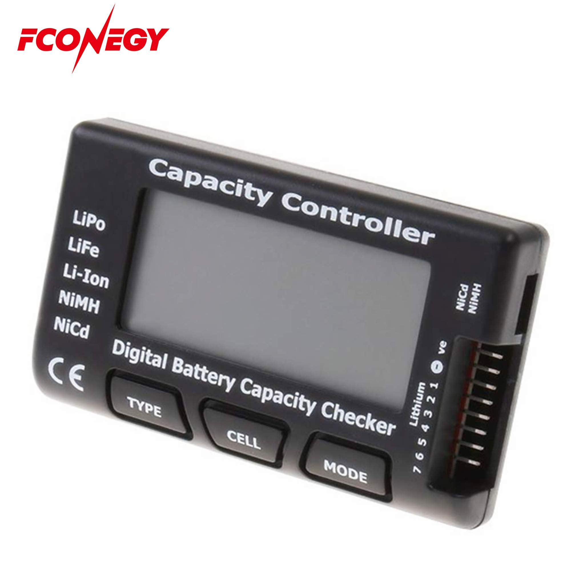 Buy FCONEGY 5in1 Battery Meter, Cell meter 7, Intelligent Cell Meter