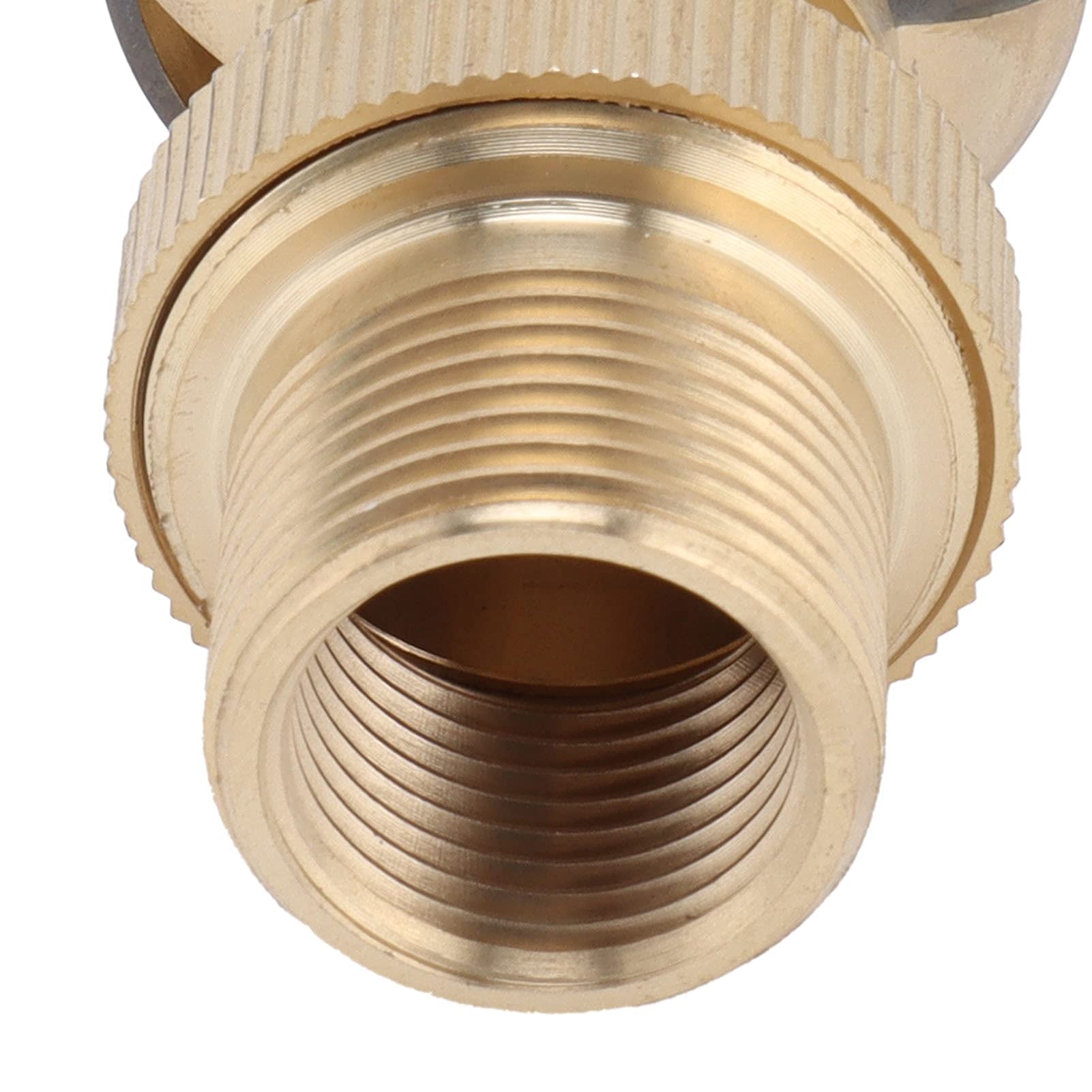 Cabezal de pulverización de chorro de dirección ajustable de latón, boquilla de fuente de agua de cedro de torre de hielo Cabezal de pulverización Aspersor(G1/2 Female Thread G3/4 Male Thread 25mm)
